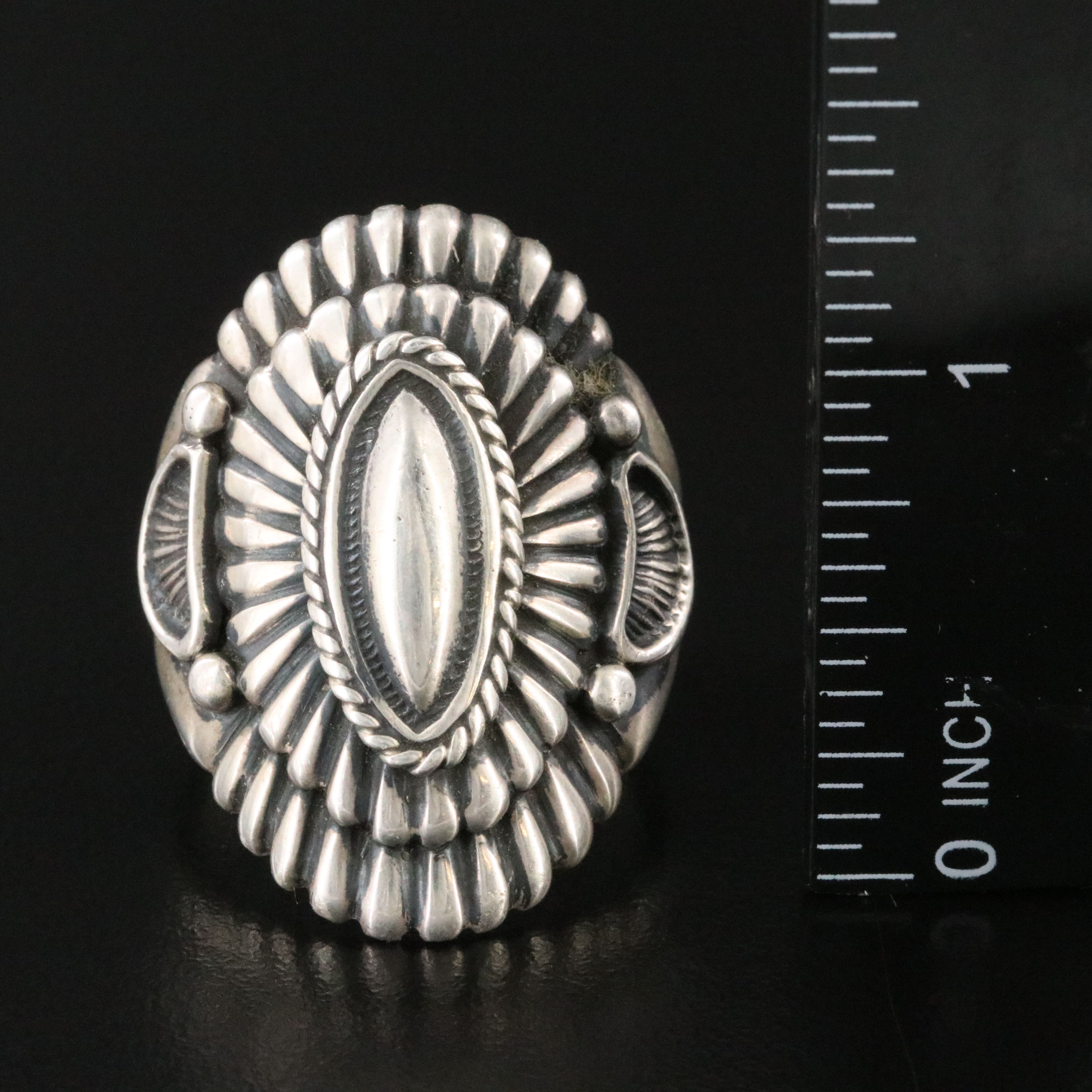 Navajo Harry H Begay Sterling Ring