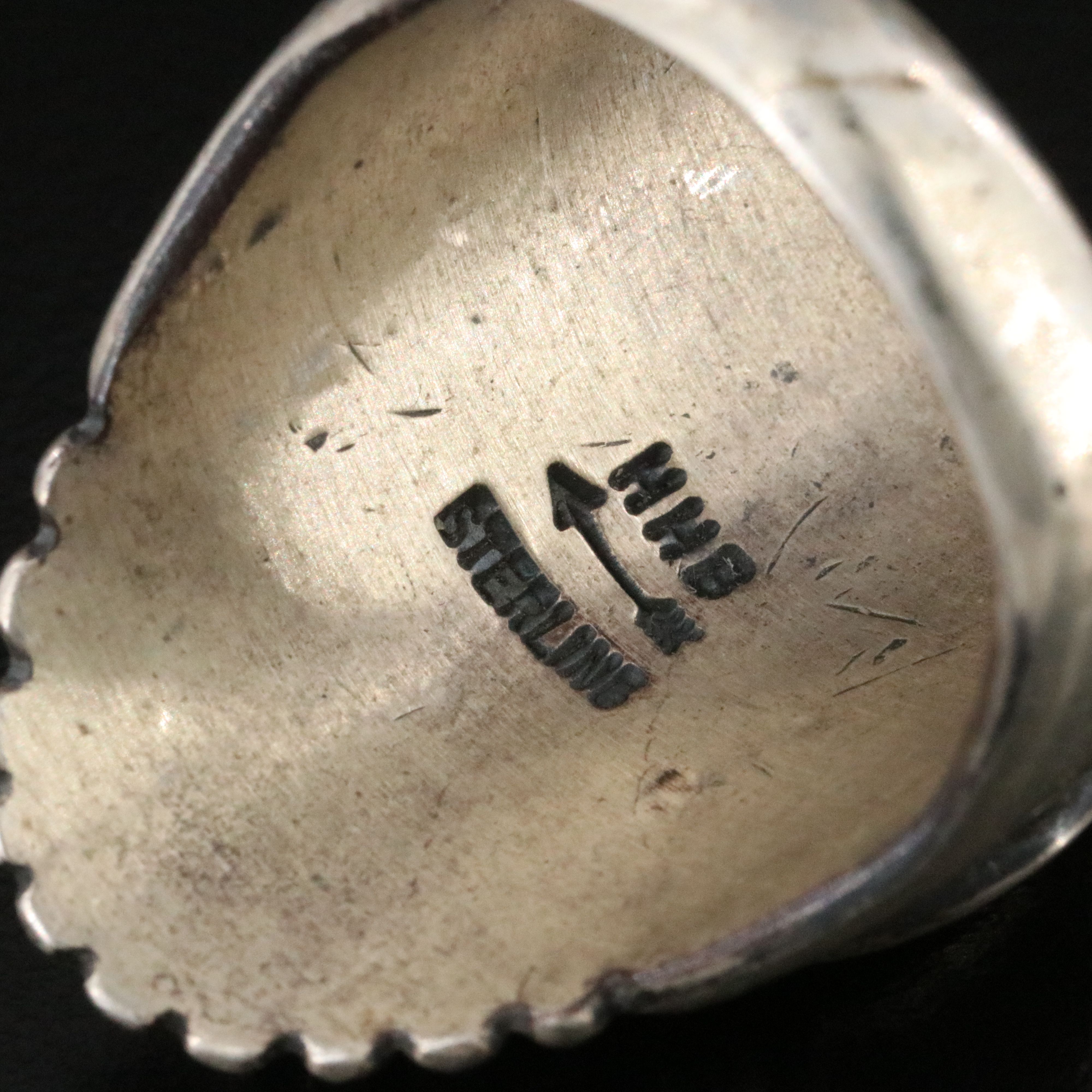 Navajo Harry H Begay Sterling Ring