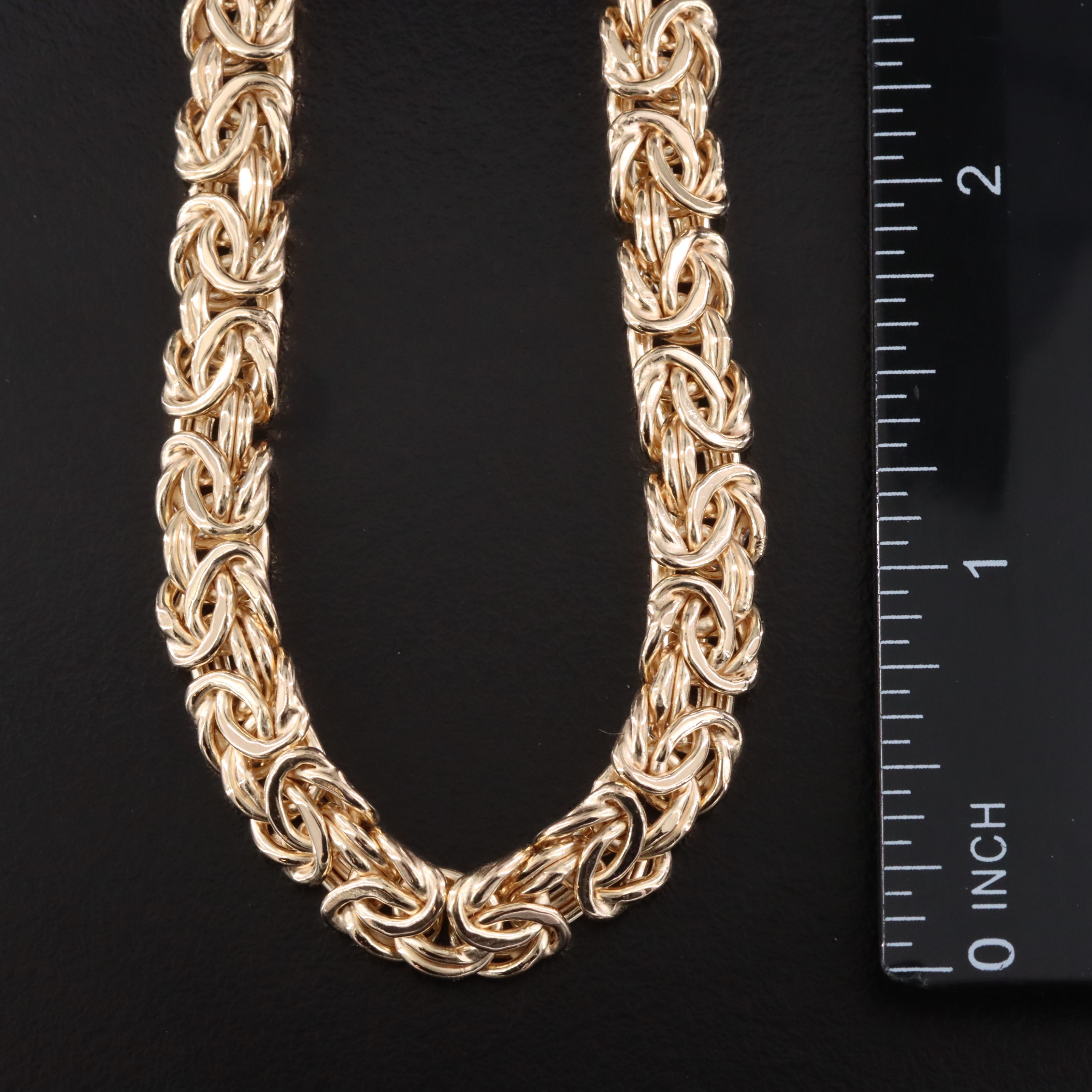 Sterling Byzantine Chain Necklace