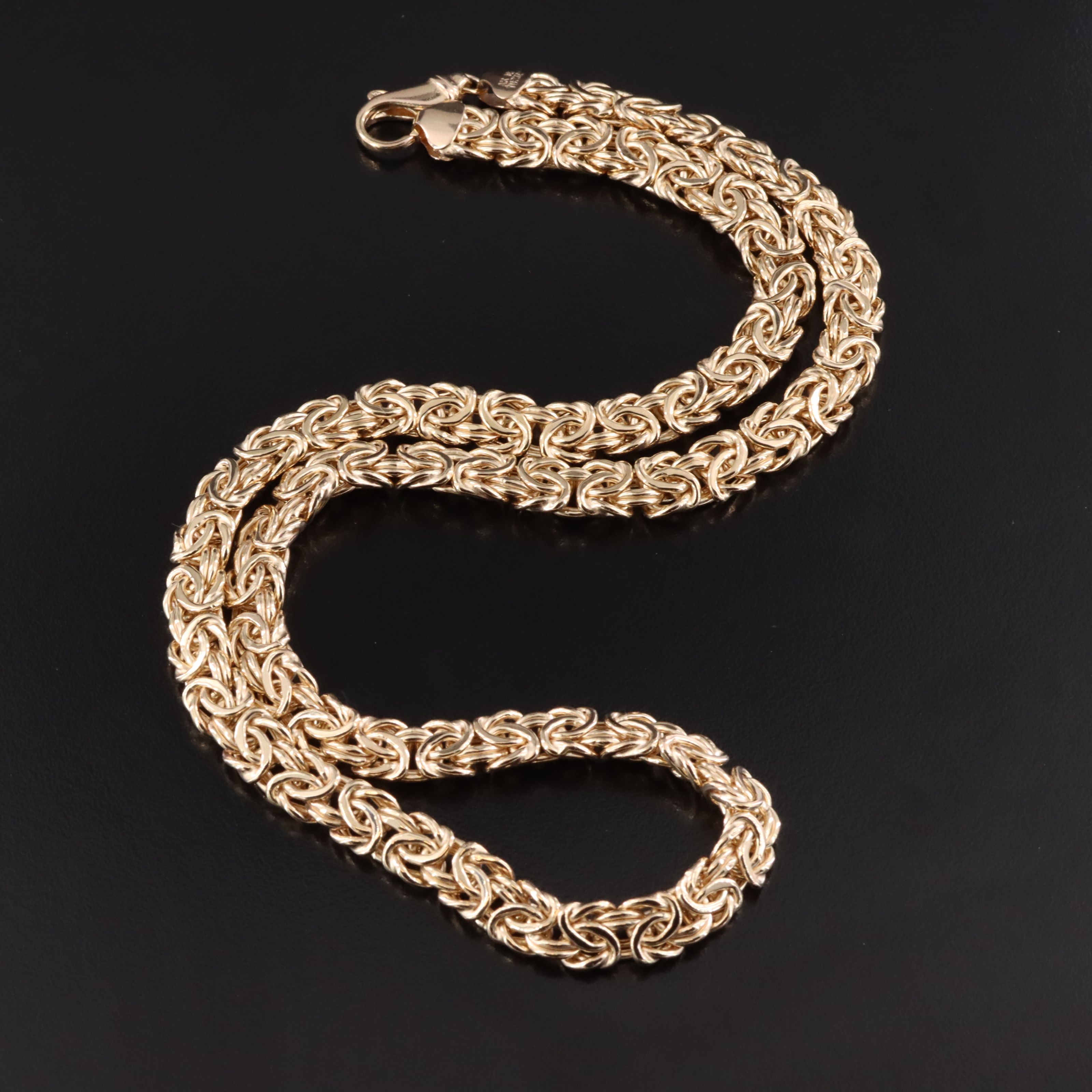 Sterling Byzantine Chain Necklace