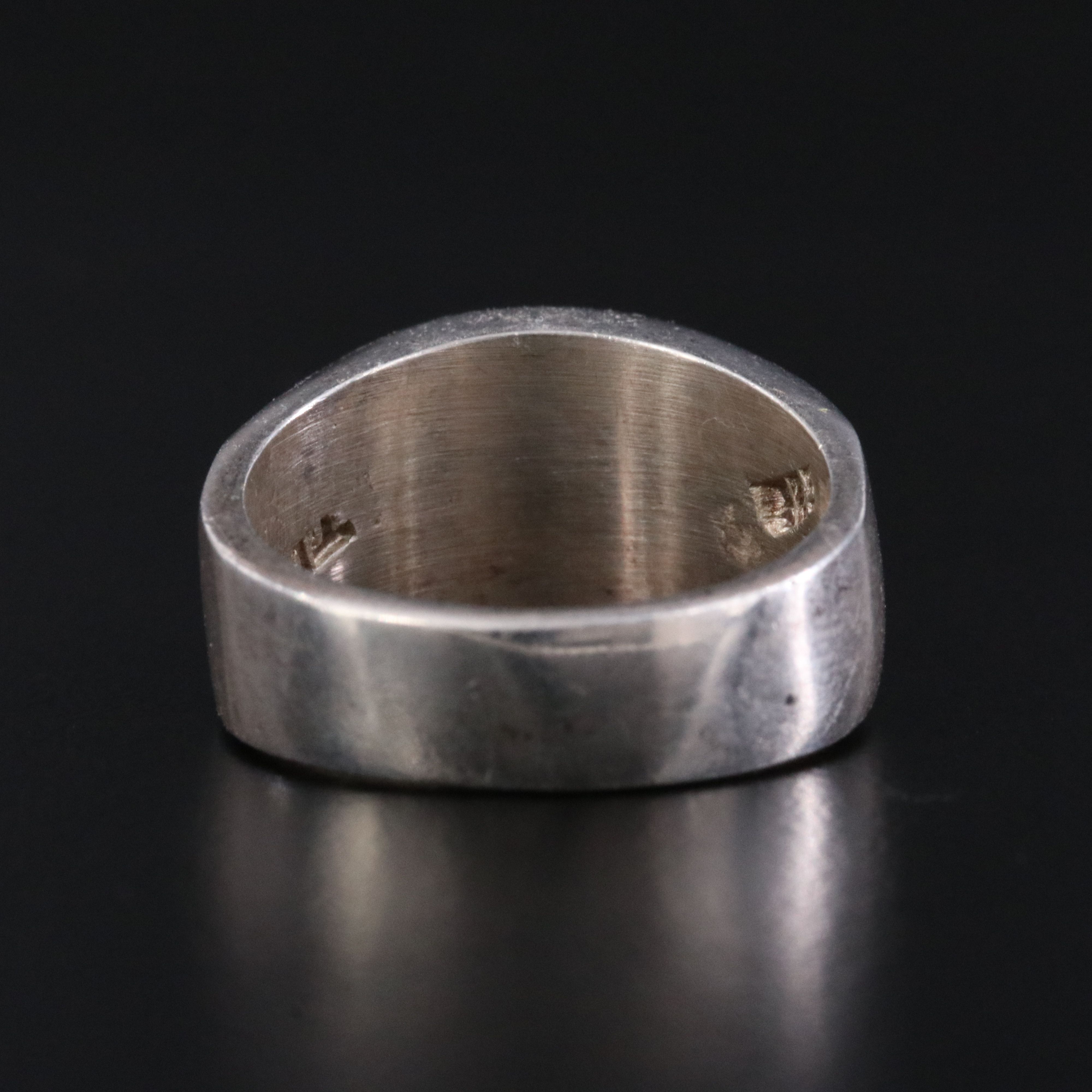 Mexican Sterling Inlay Ring