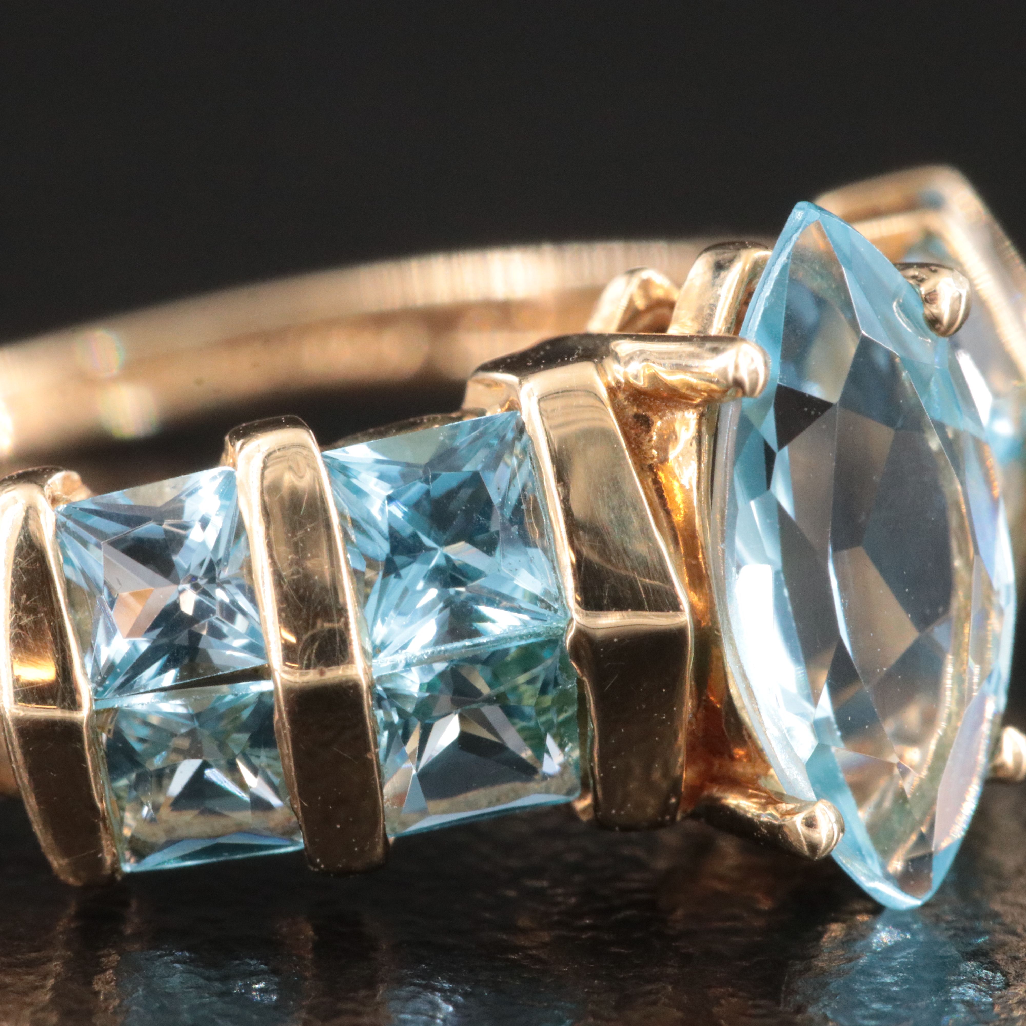 14K Topaz Ring
