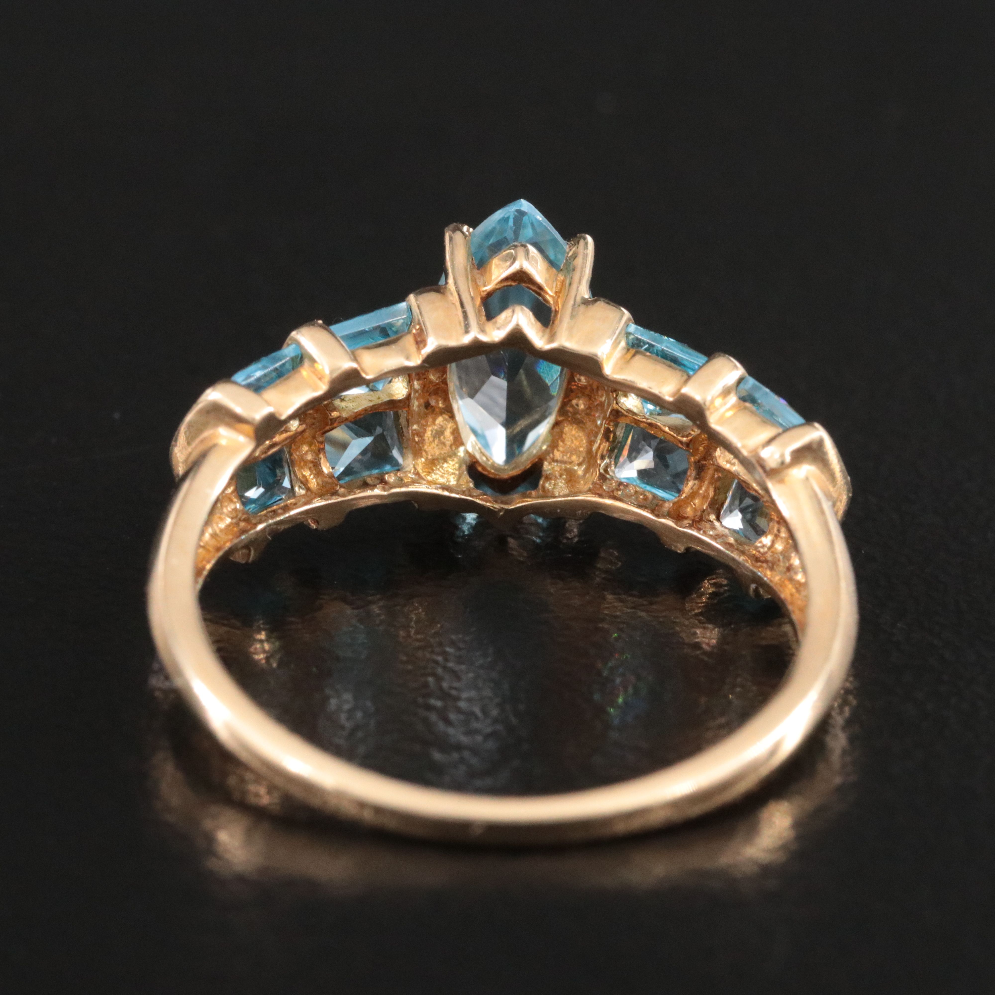 14K Topaz Ring