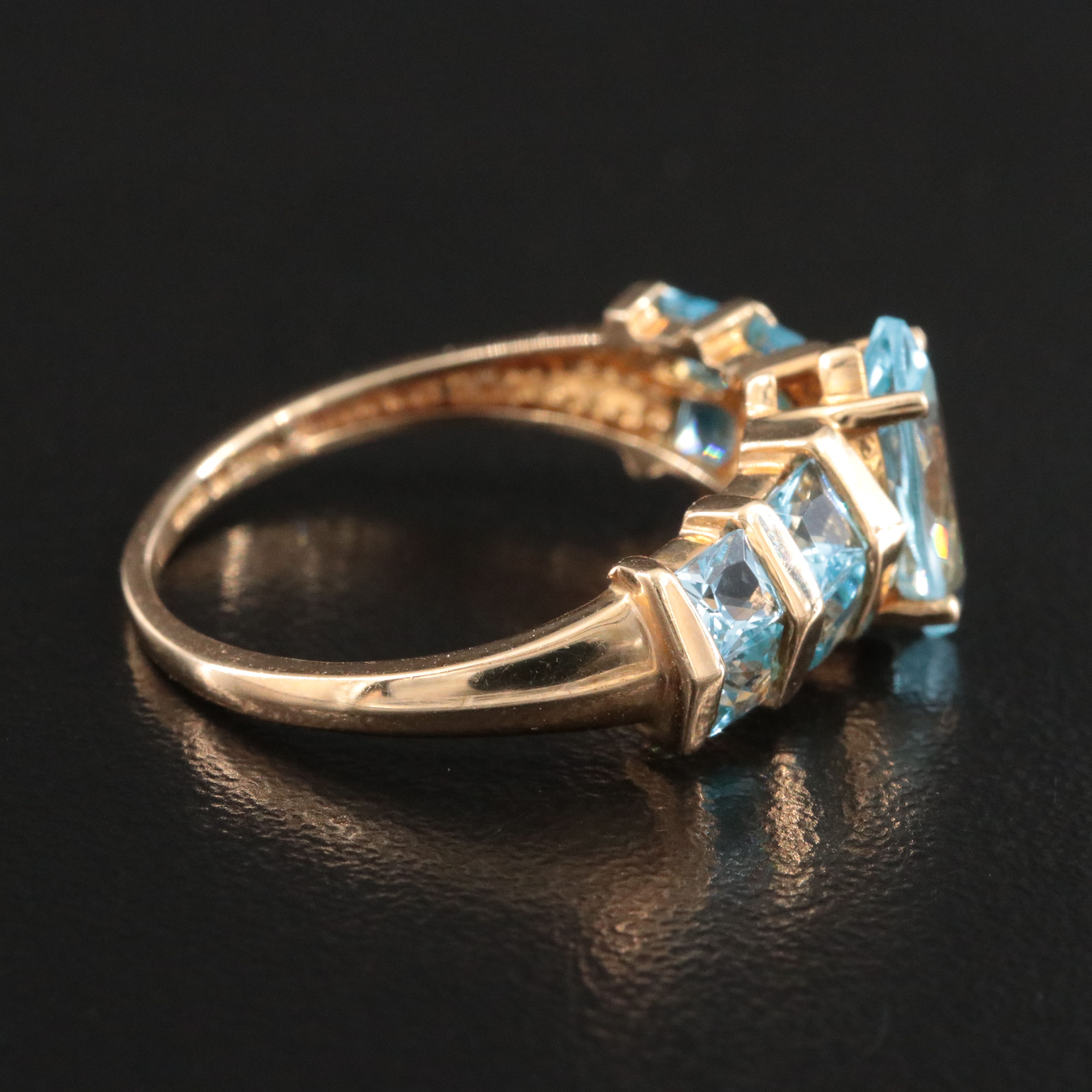 14K Topaz Ring