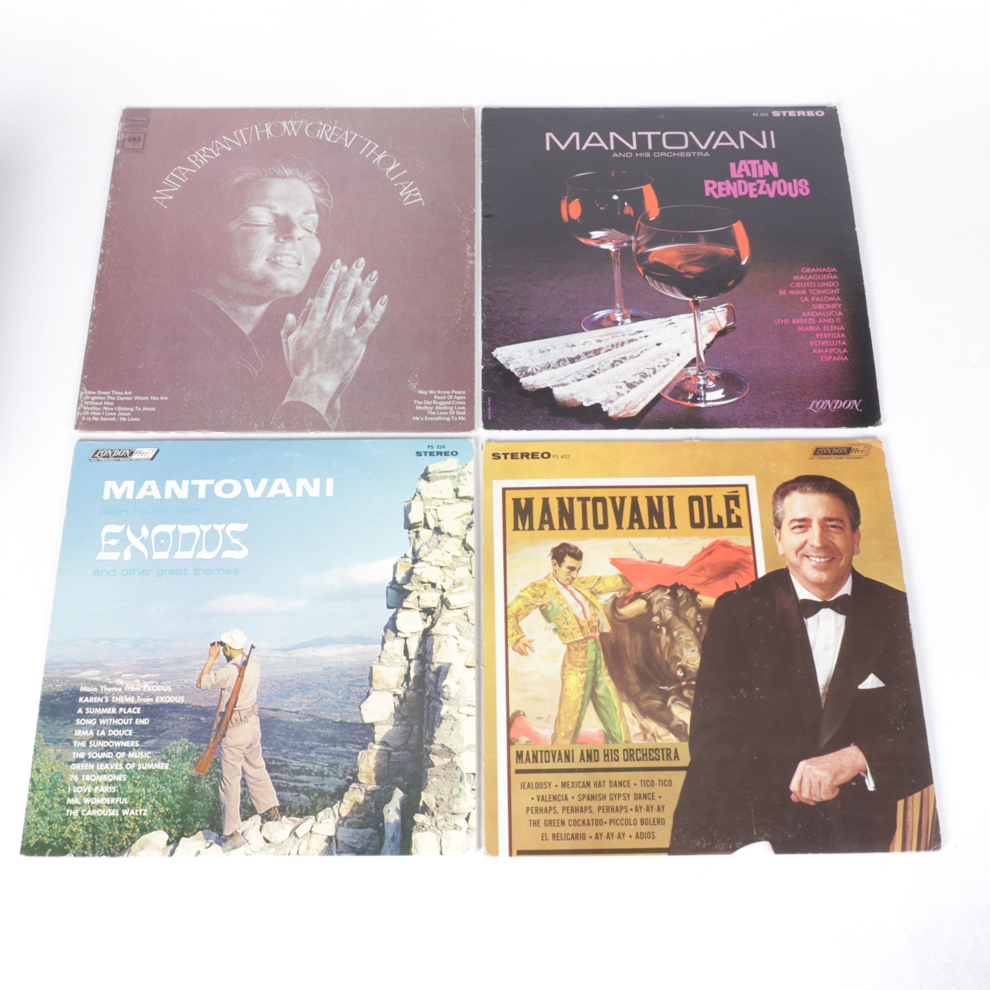 Anita Bryant, Mantovani, Anne Murray and More Gospel & Religious Vinyl Records