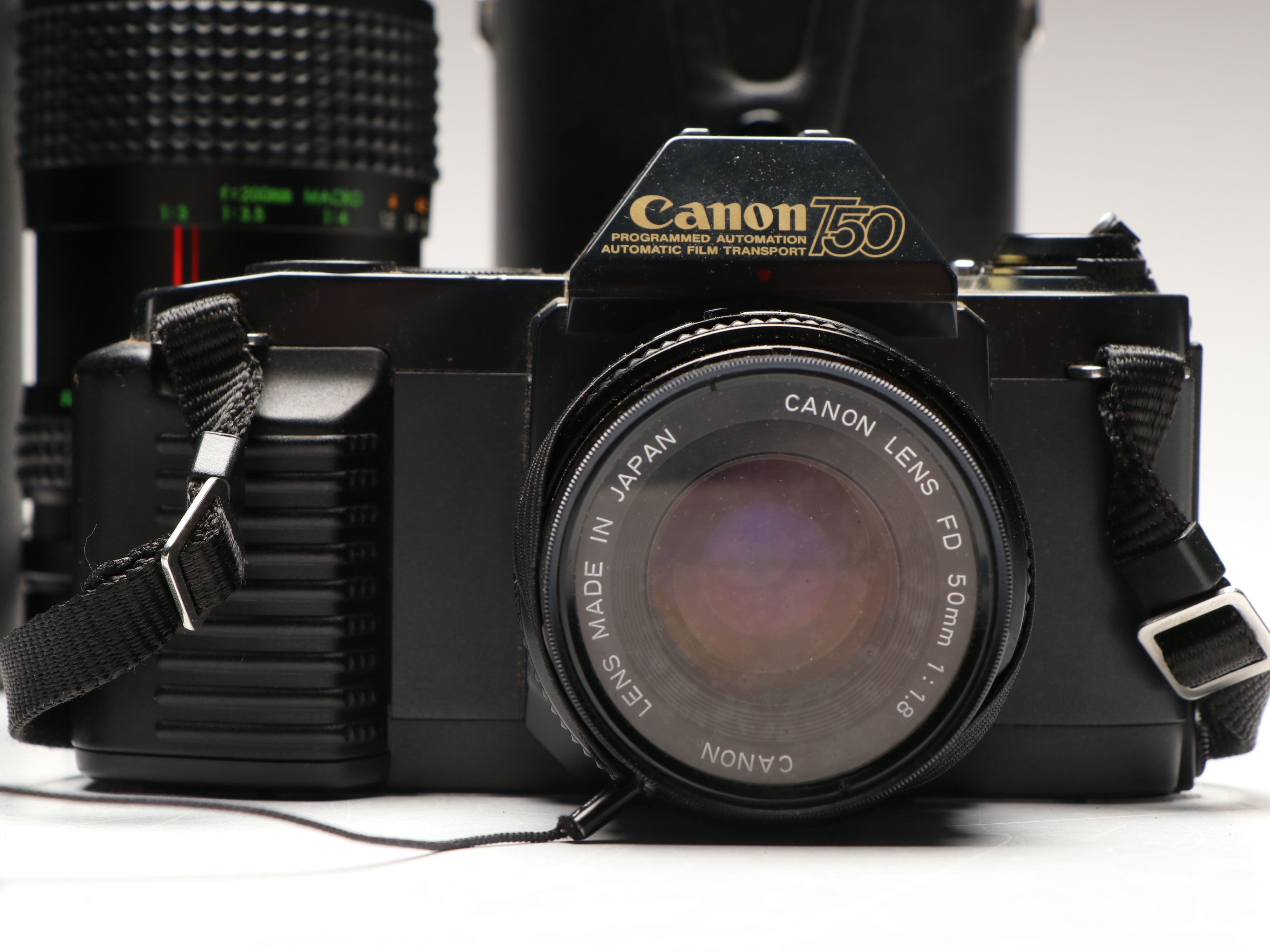 Canon T50 and AE-1 35mm Film Cameras with Other Lenses