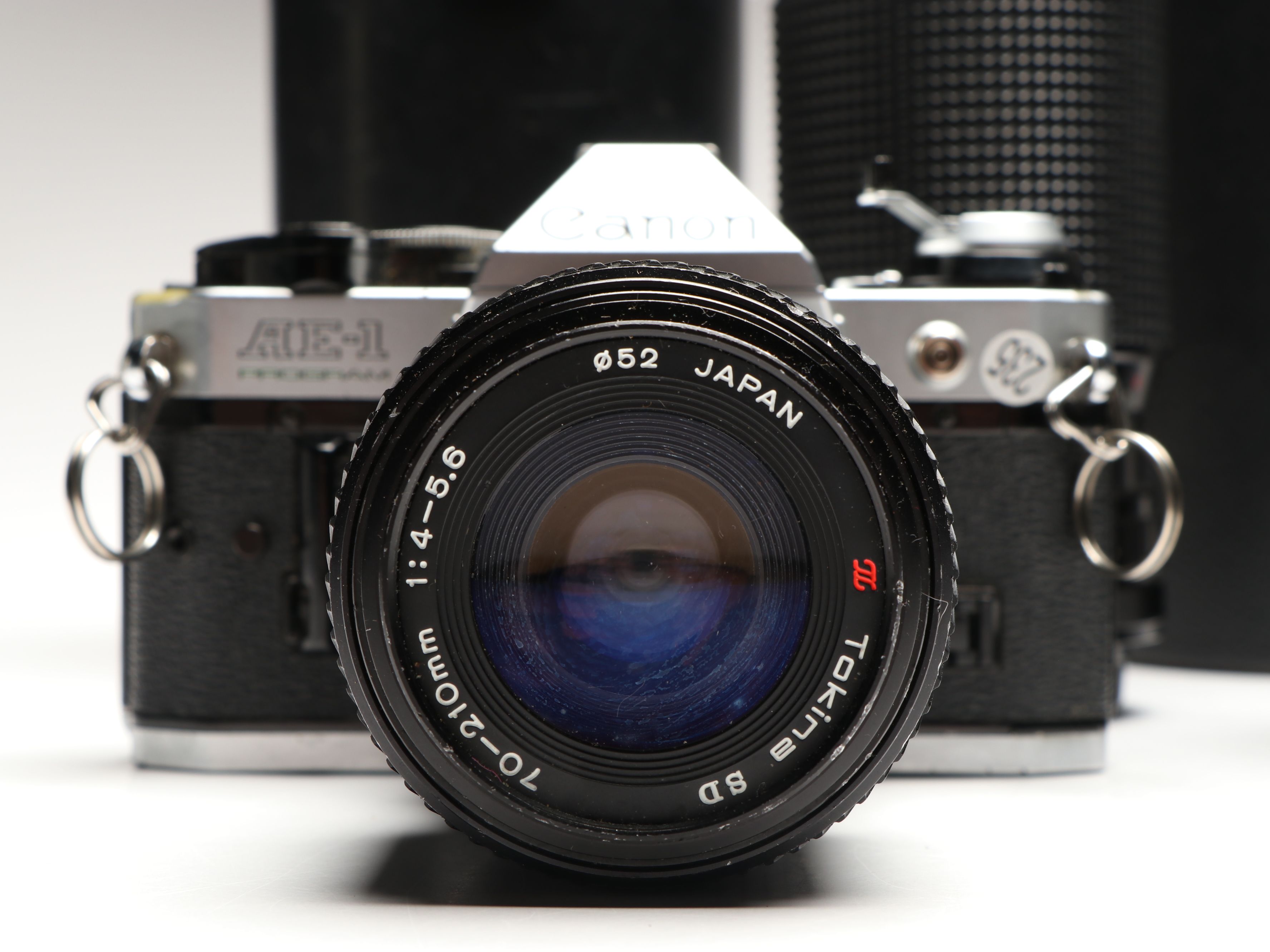 Canon T50 and AE-1 35mm Film Cameras with Other Lenses