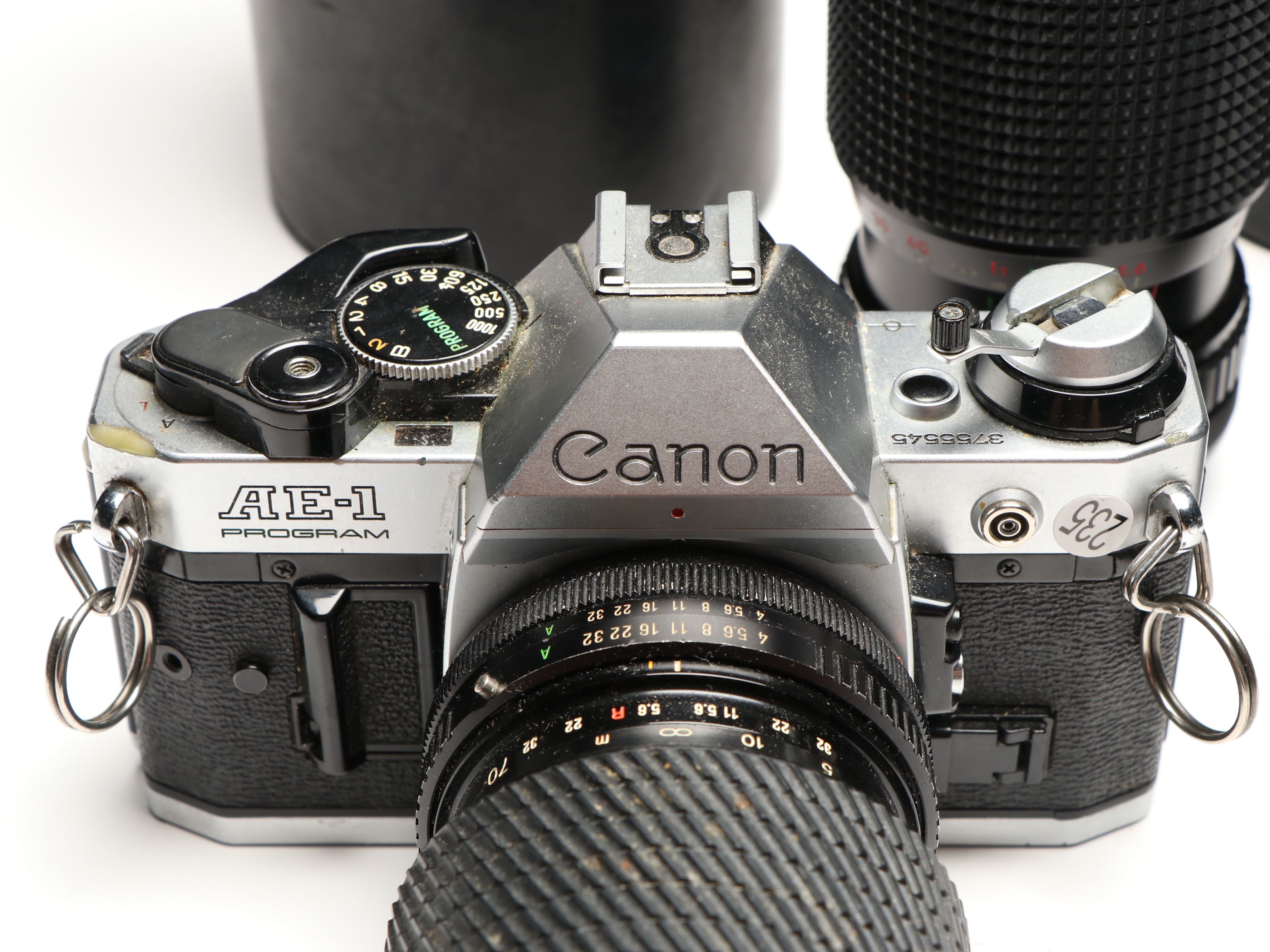 Canon T50 and AE-1 35mm Film Cameras with Other Lenses