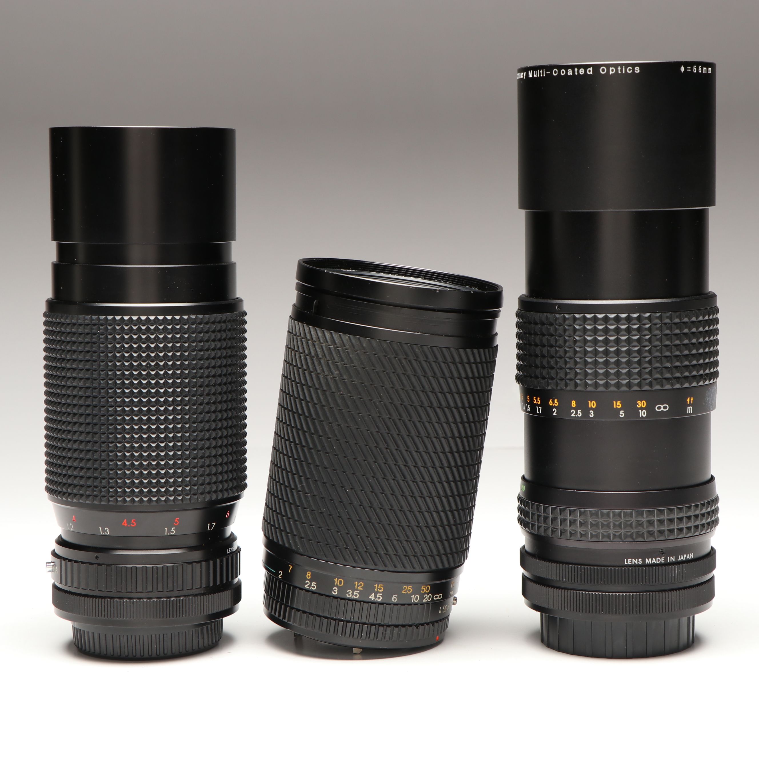 Canon T50 and AE-1 35mm Film Cameras with Other Lenses