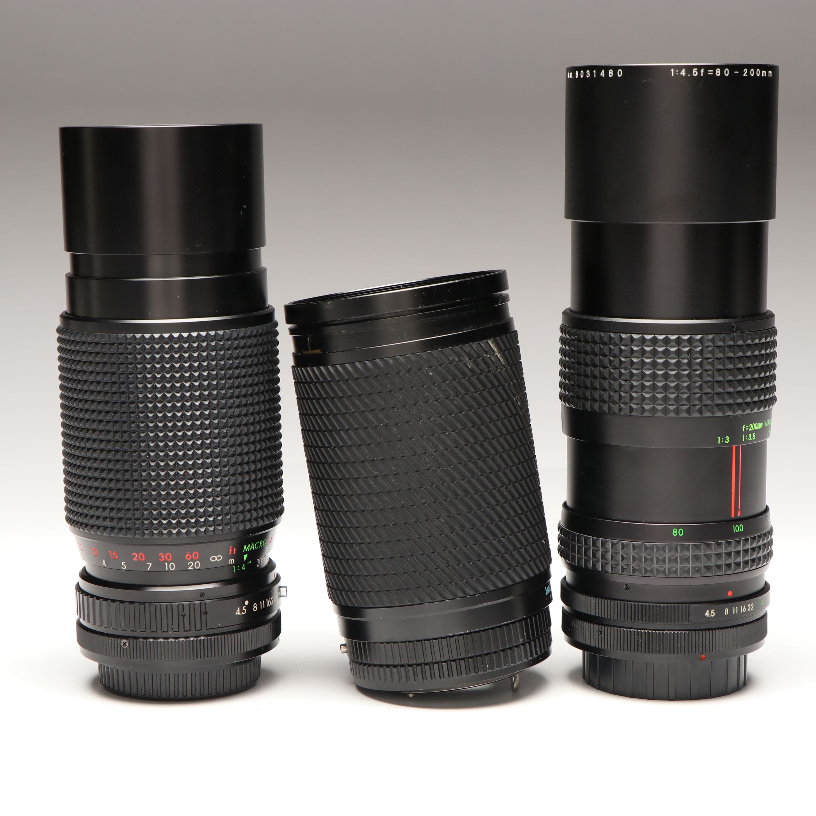 Canon T50 and AE-1 35mm Film Cameras with Other Lenses