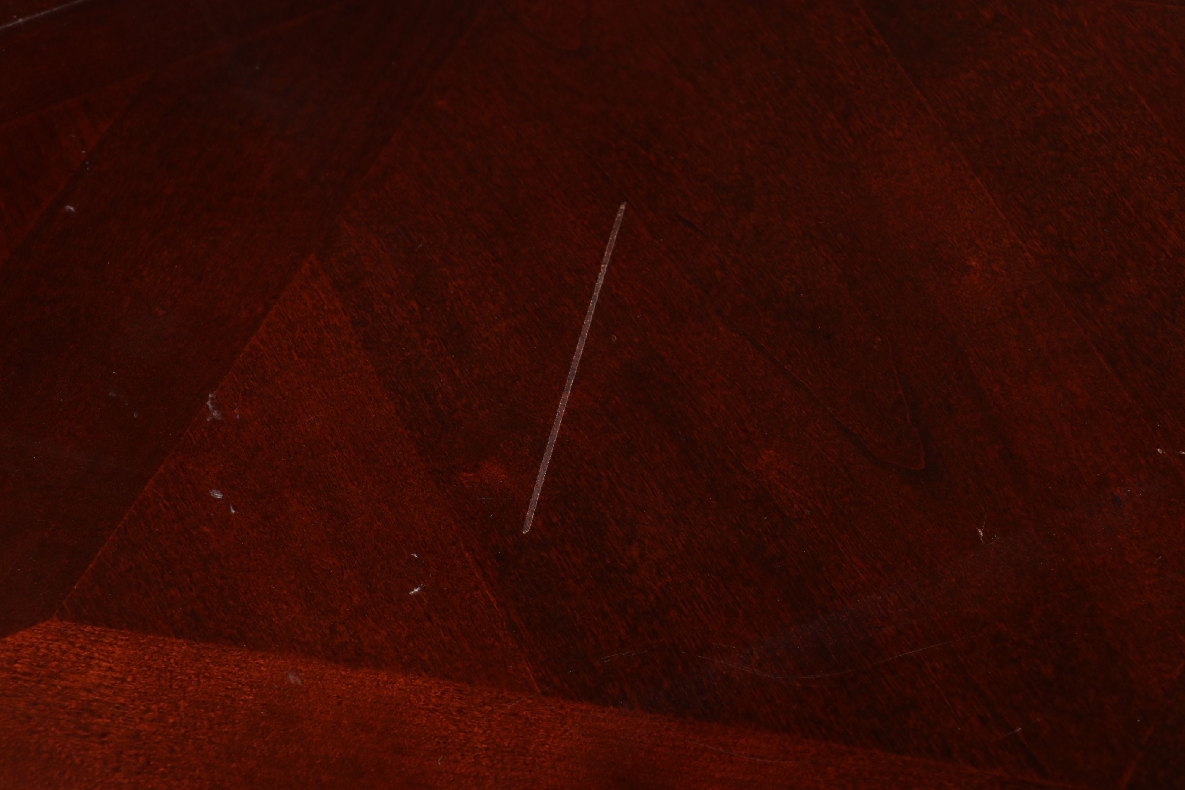 Seven-Piece Universal Furniture Traditional Cherry Double Pedestal Dining Set