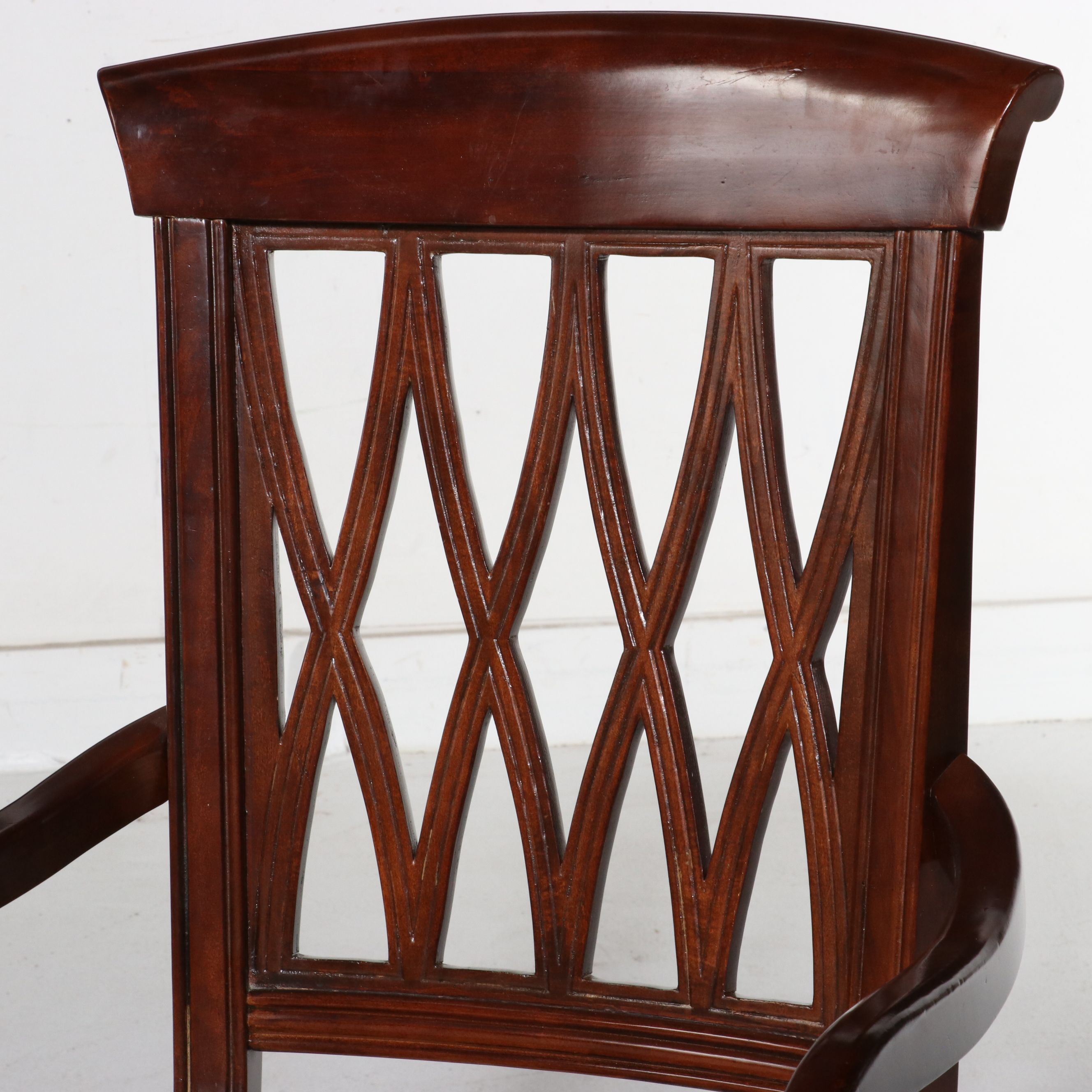 Seven-Piece Universal Furniture Traditional Cherry Double Pedestal Dining Set