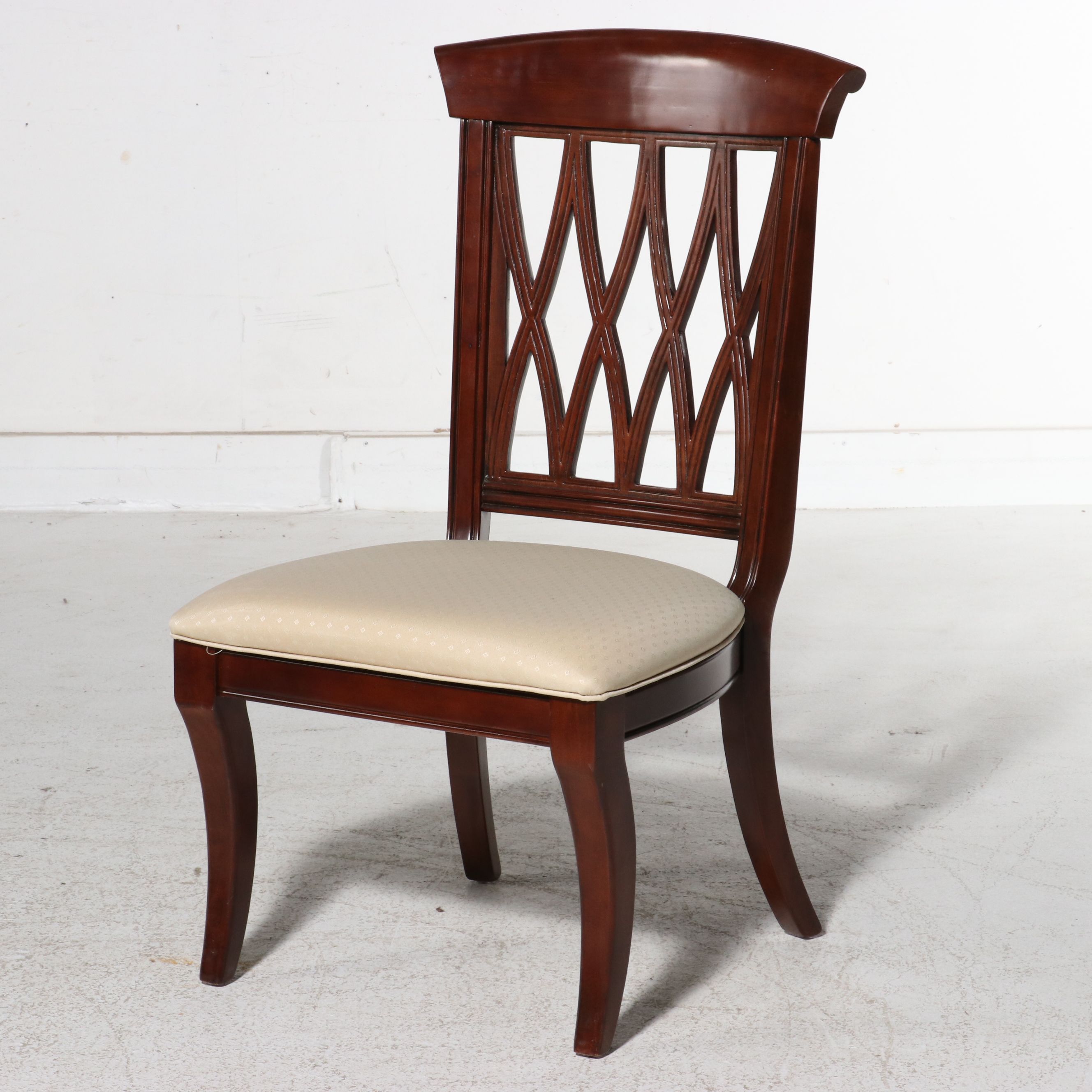 Seven-Piece Universal Furniture Traditional Cherry Double Pedestal Dining Set