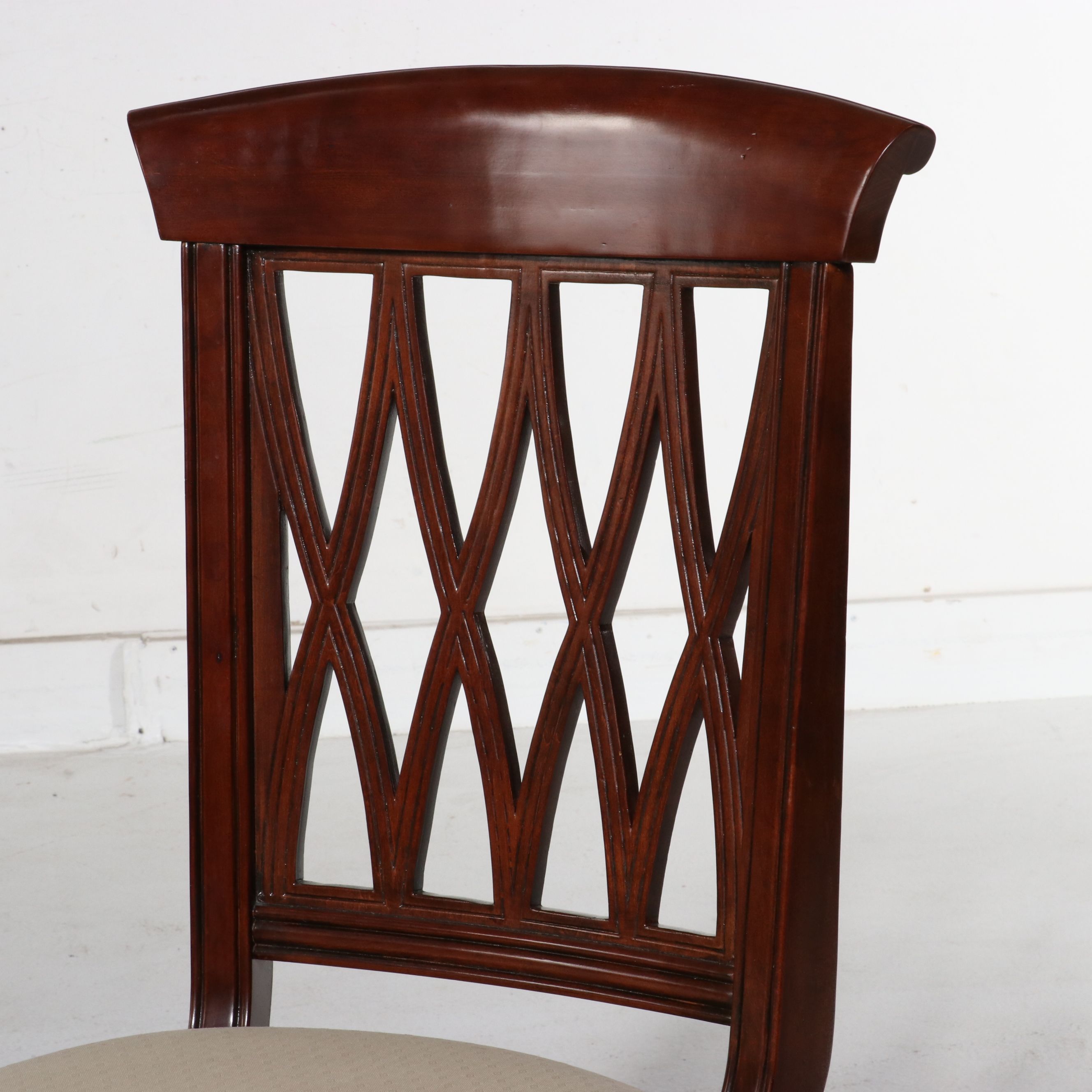 Seven-Piece Universal Furniture Traditional Cherry Double Pedestal Dining Set