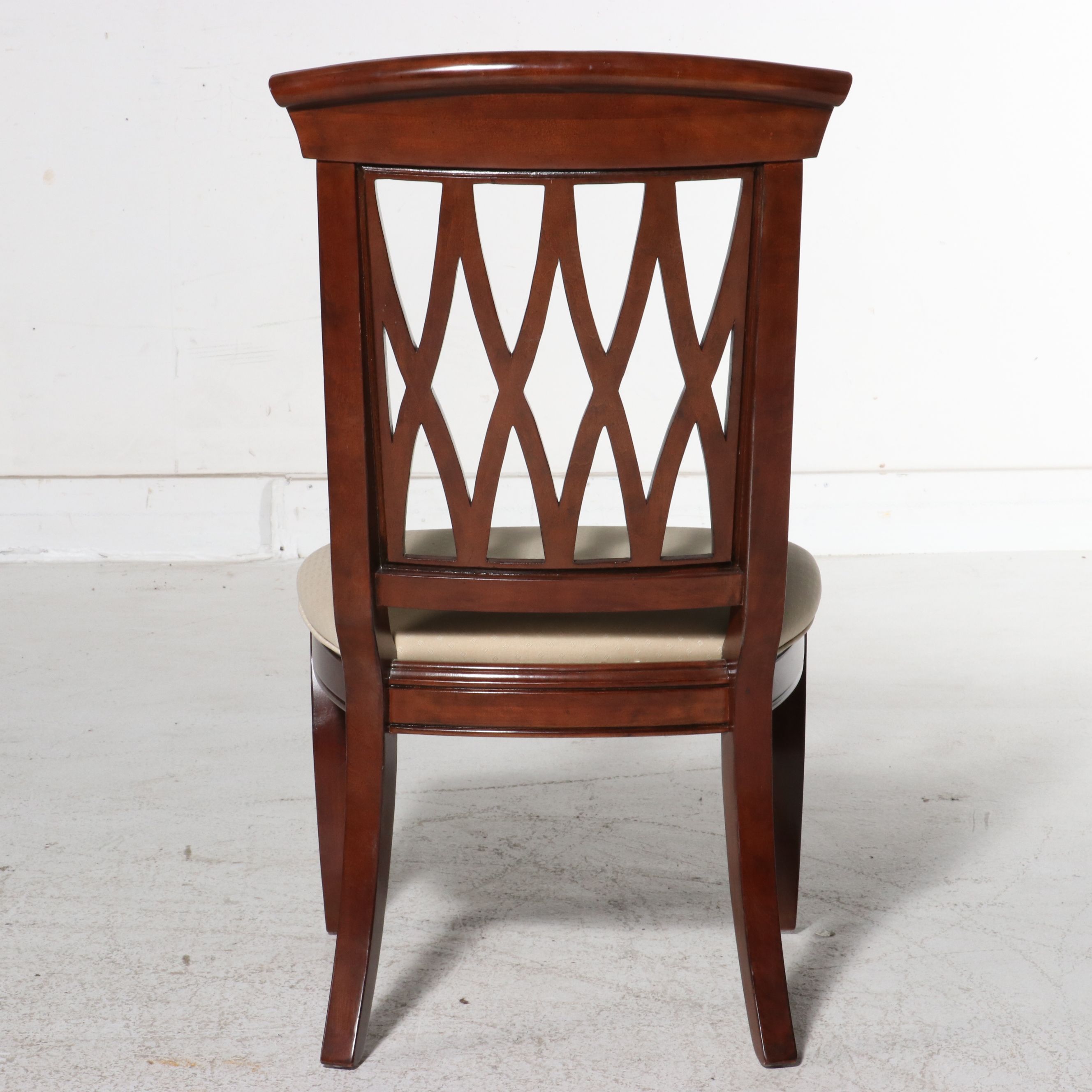 Seven-Piece Universal Furniture Traditional Cherry Double Pedestal Dining Set