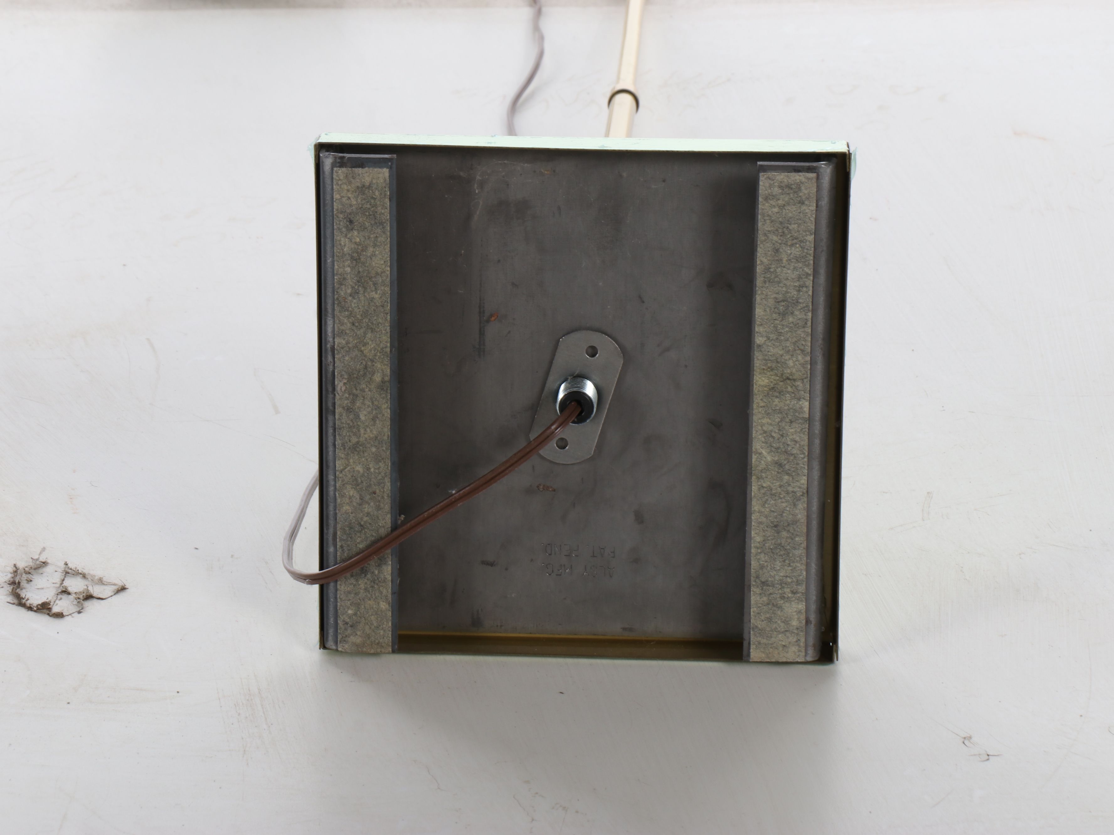 Brass Finish Seashell Adjustable Floor Lamp