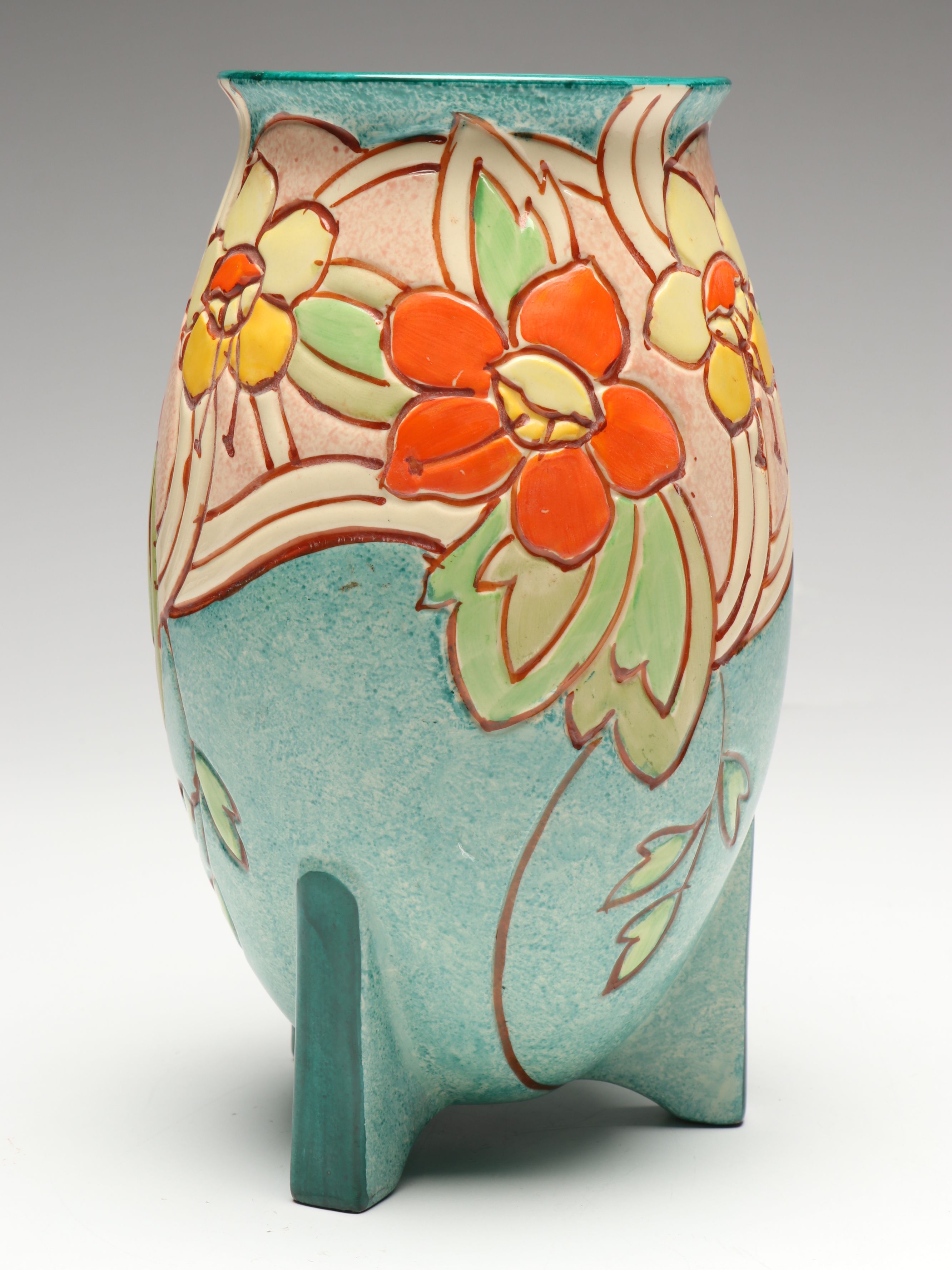 Thomas Forrester & Sons "Fuchsia" Art Deco Ceramic Vase
