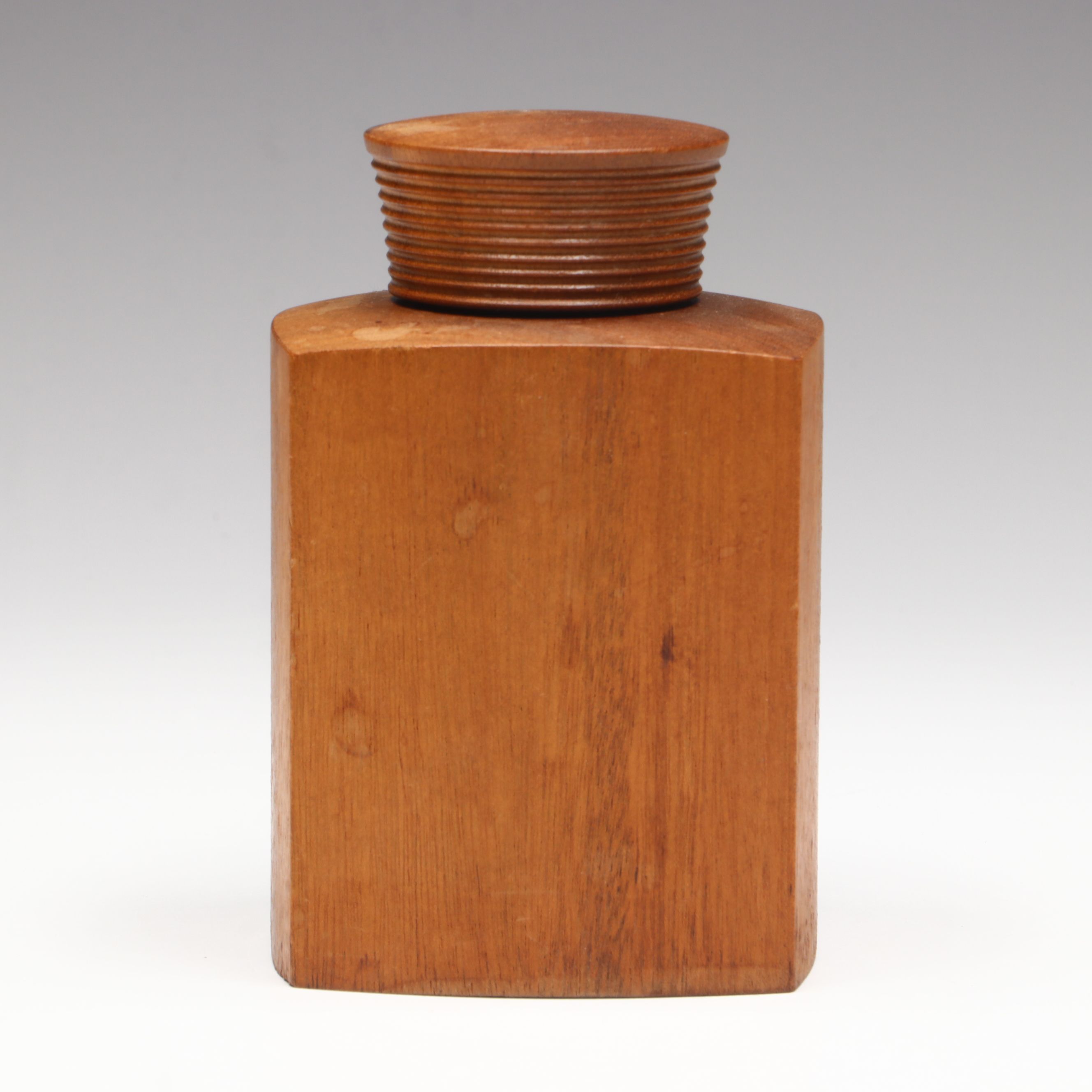Danish Modern Wood Tea Caddy