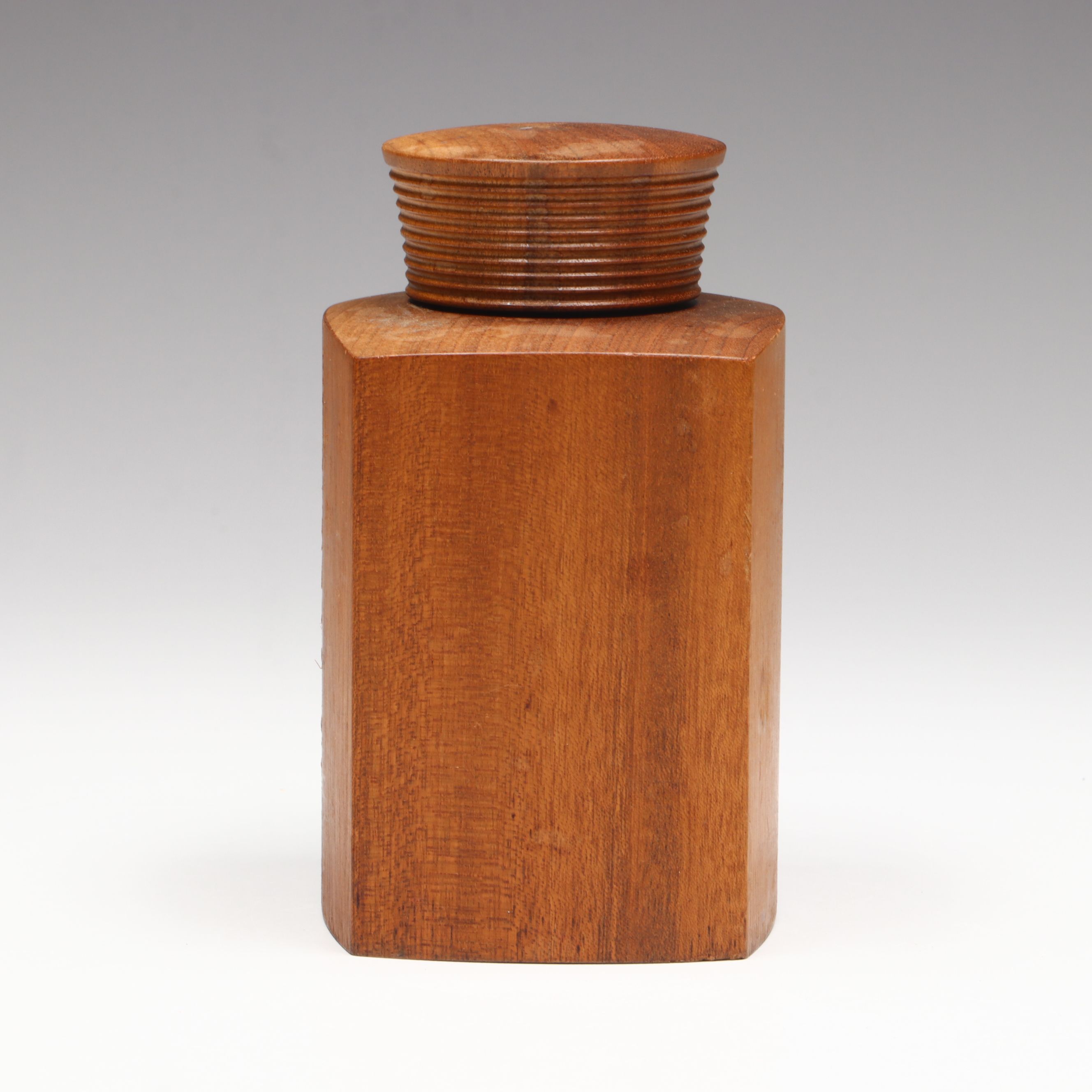 Danish Modern Wood Tea Caddy