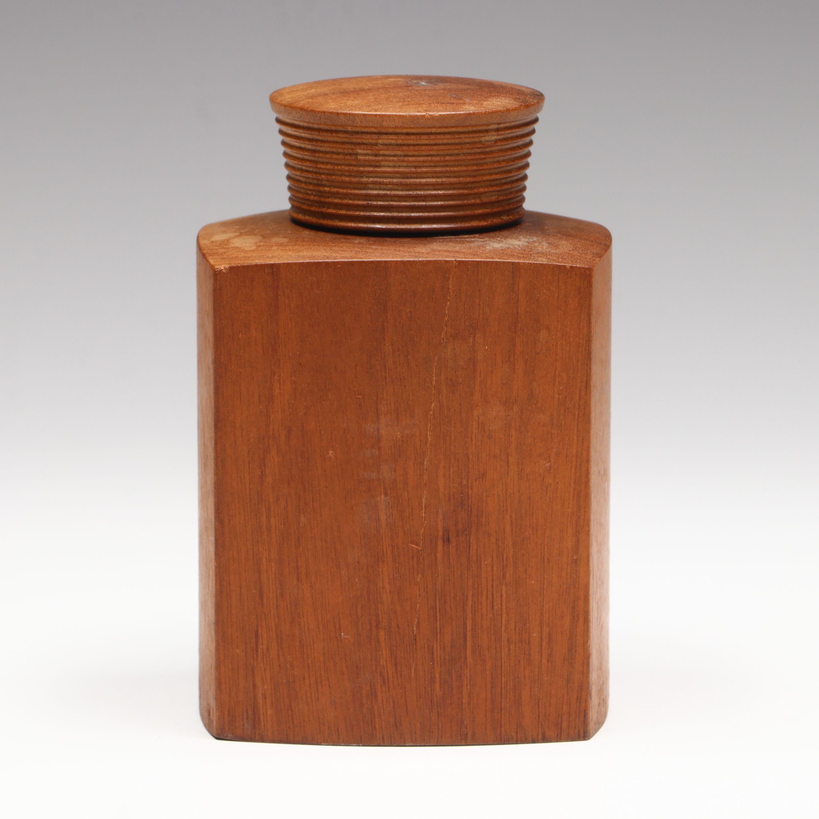 Danish Modern Wood Tea Caddy