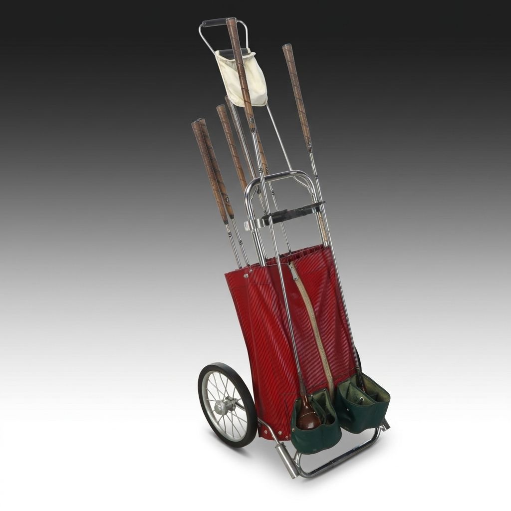 Powerbilt Golfclubs with Rolling Golf Bag