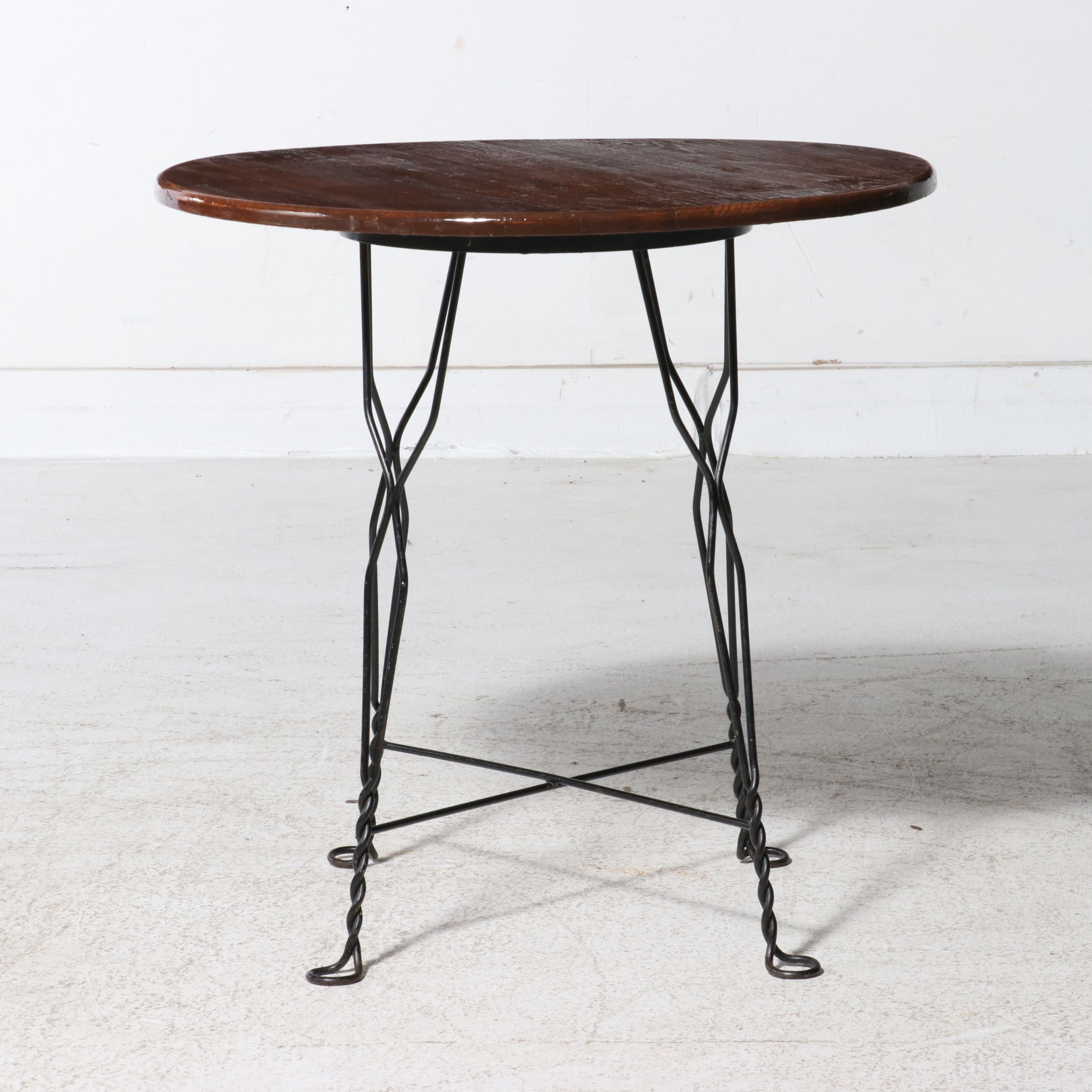 Five-Piece Victorian Style Ice Cream Parlor Bistro Set, Late 20th Century