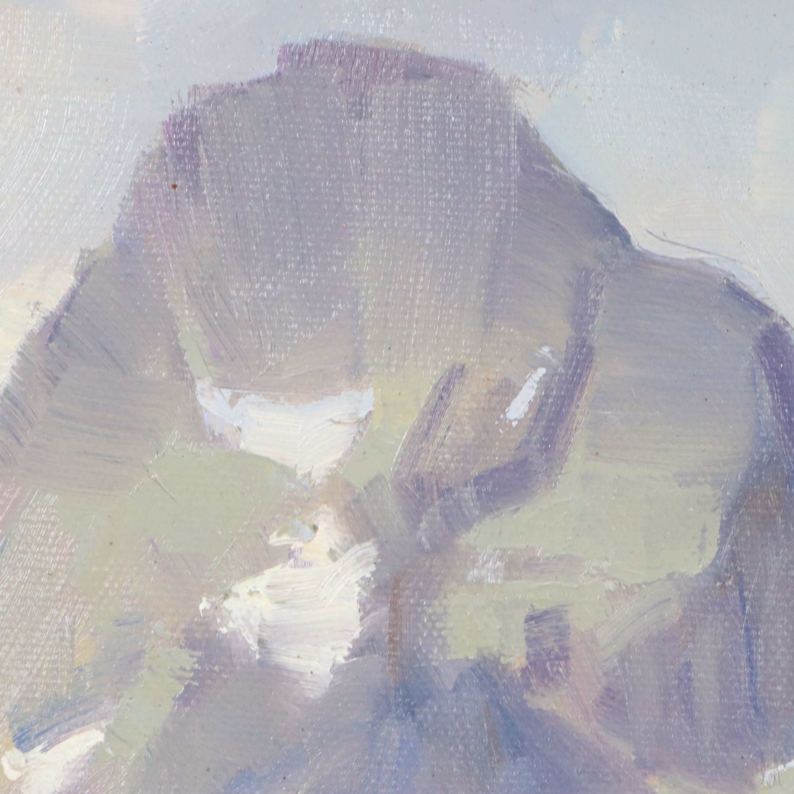 Chuck Marshall Landscape Oil Painting "The Tetons," 21st Century