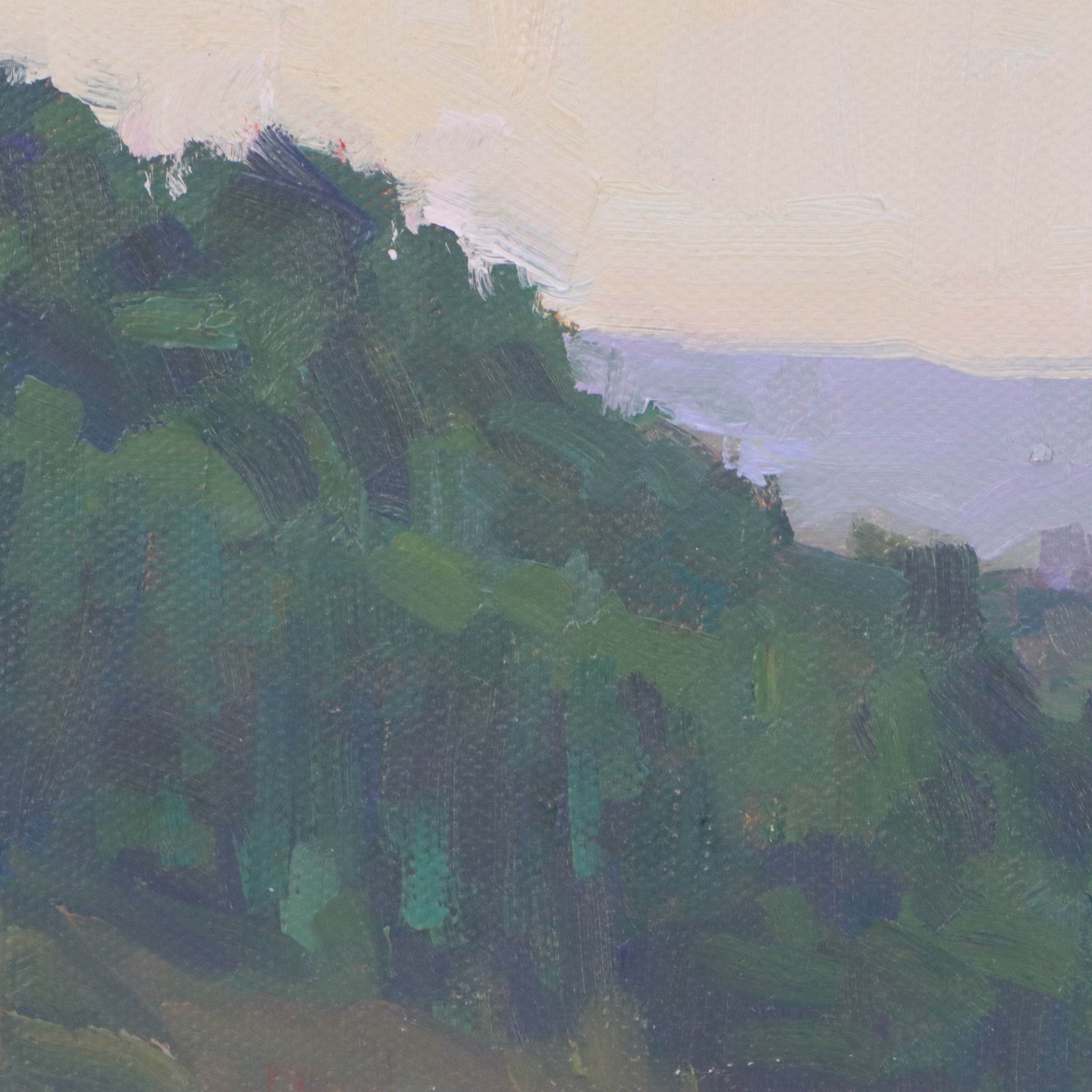 Chuck Marshall Forest Landscape Oil Painting, 21st Century