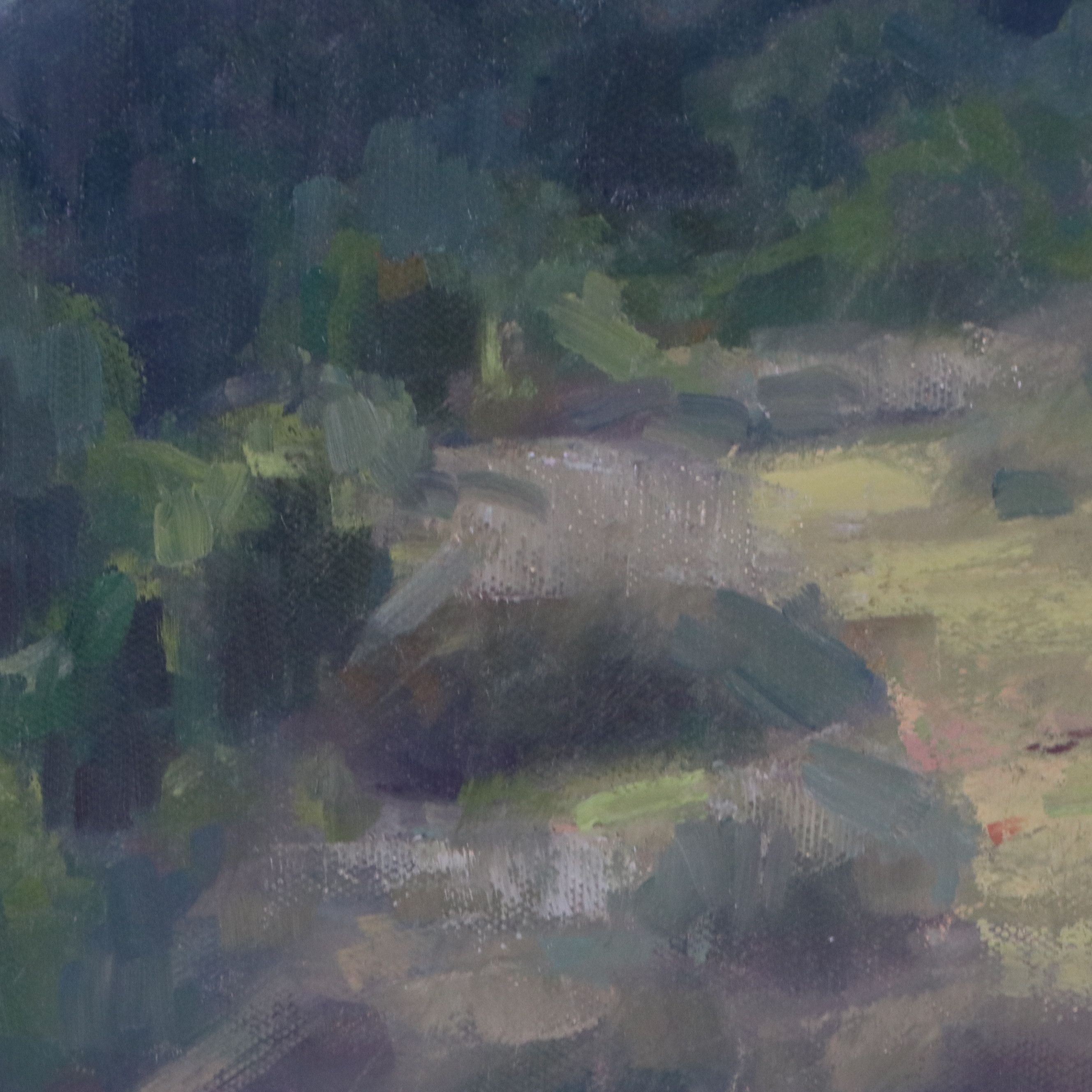 Chuck Marshall Forest Landscape Oil Painting, 21st Century