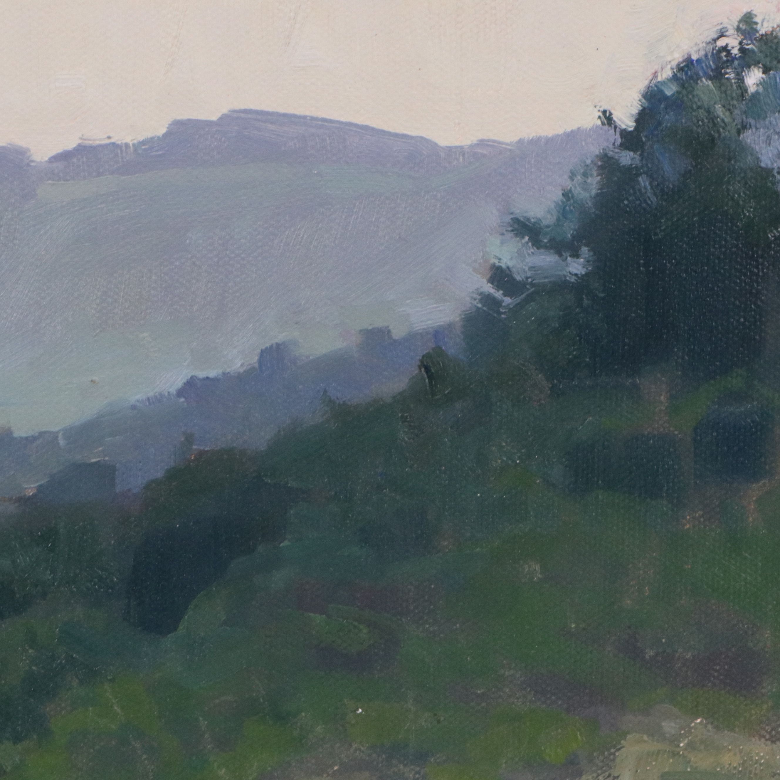 Chuck Marshall Forest Landscape Oil Painting, 21st Century