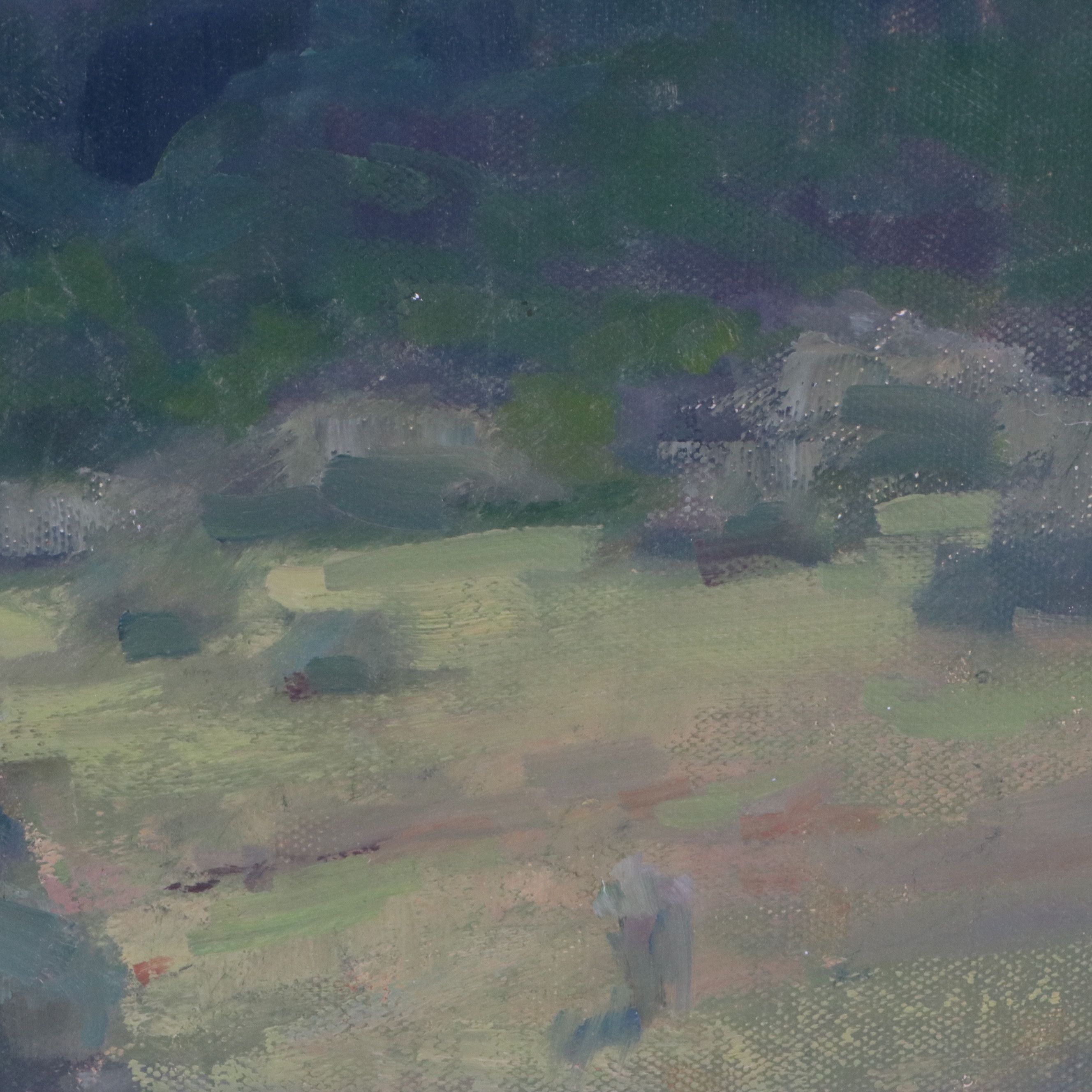 Chuck Marshall Forest Landscape Oil Painting, 21st Century