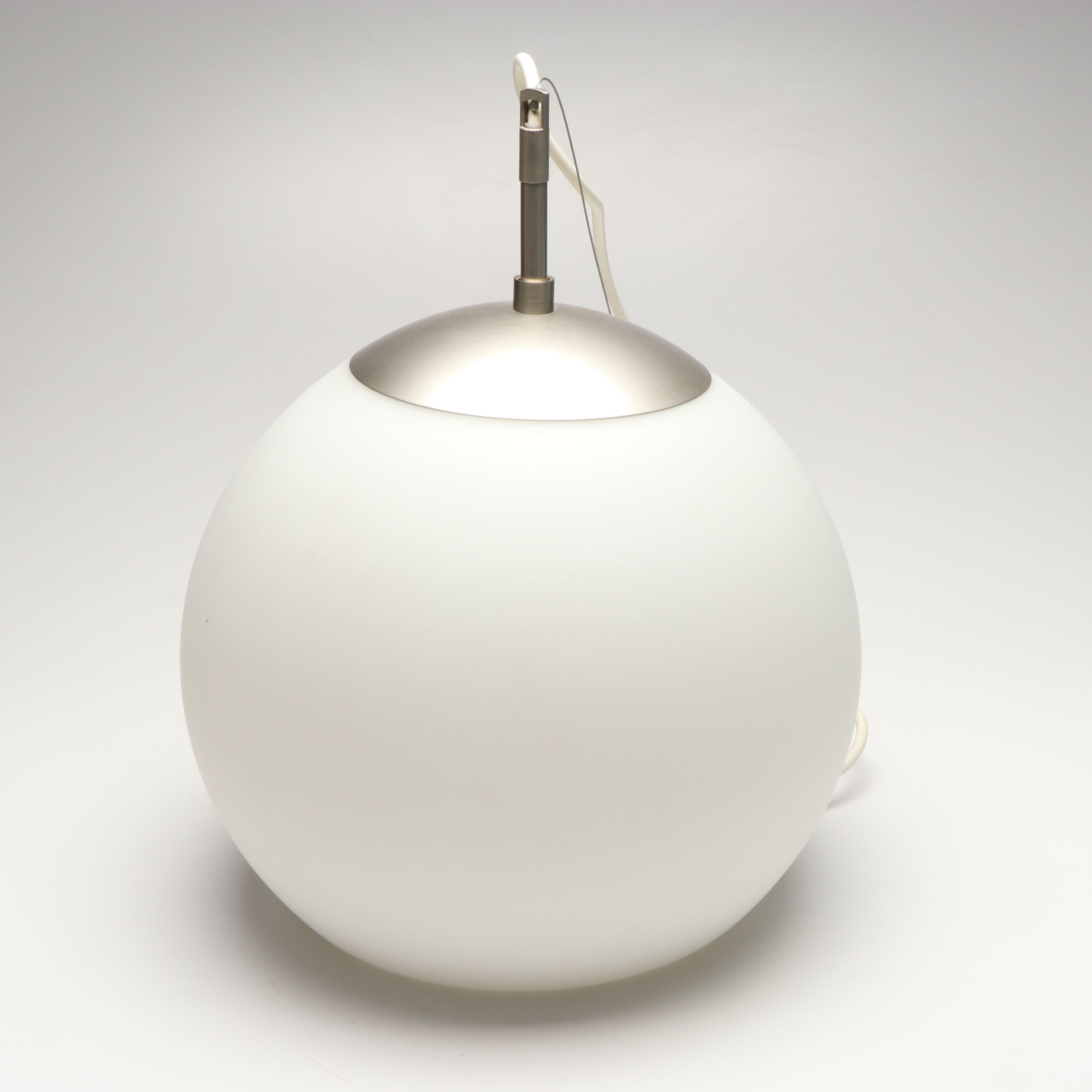 Mid Century Modern Style Saucer and Orb Pendant Lamps