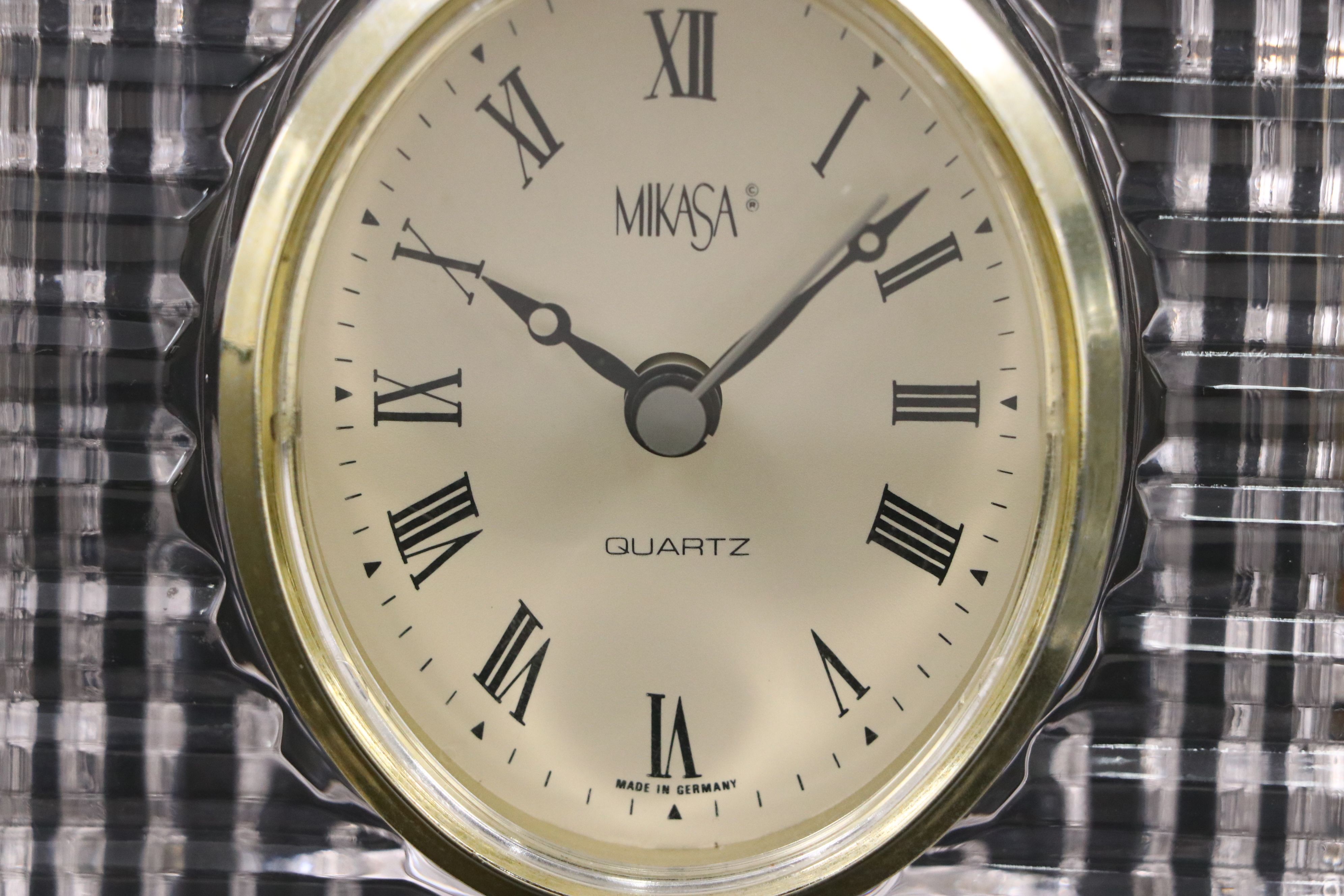 Waterford "Carlow" Bowl and Ring Holder, Mikasa Clock and More Crystal Décor