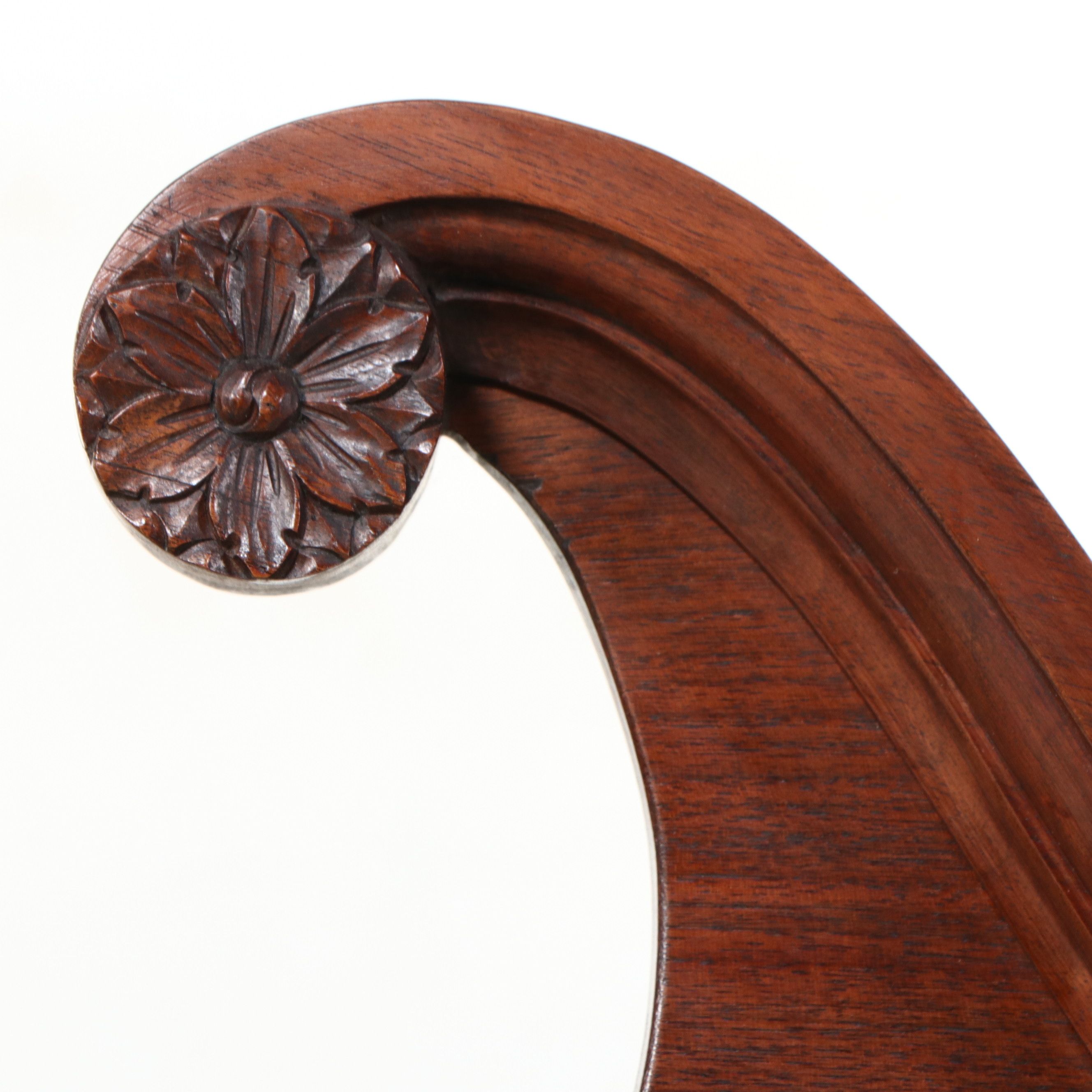 American Centennial Chippendale Style Mahogany Bonnet-Top Highboy