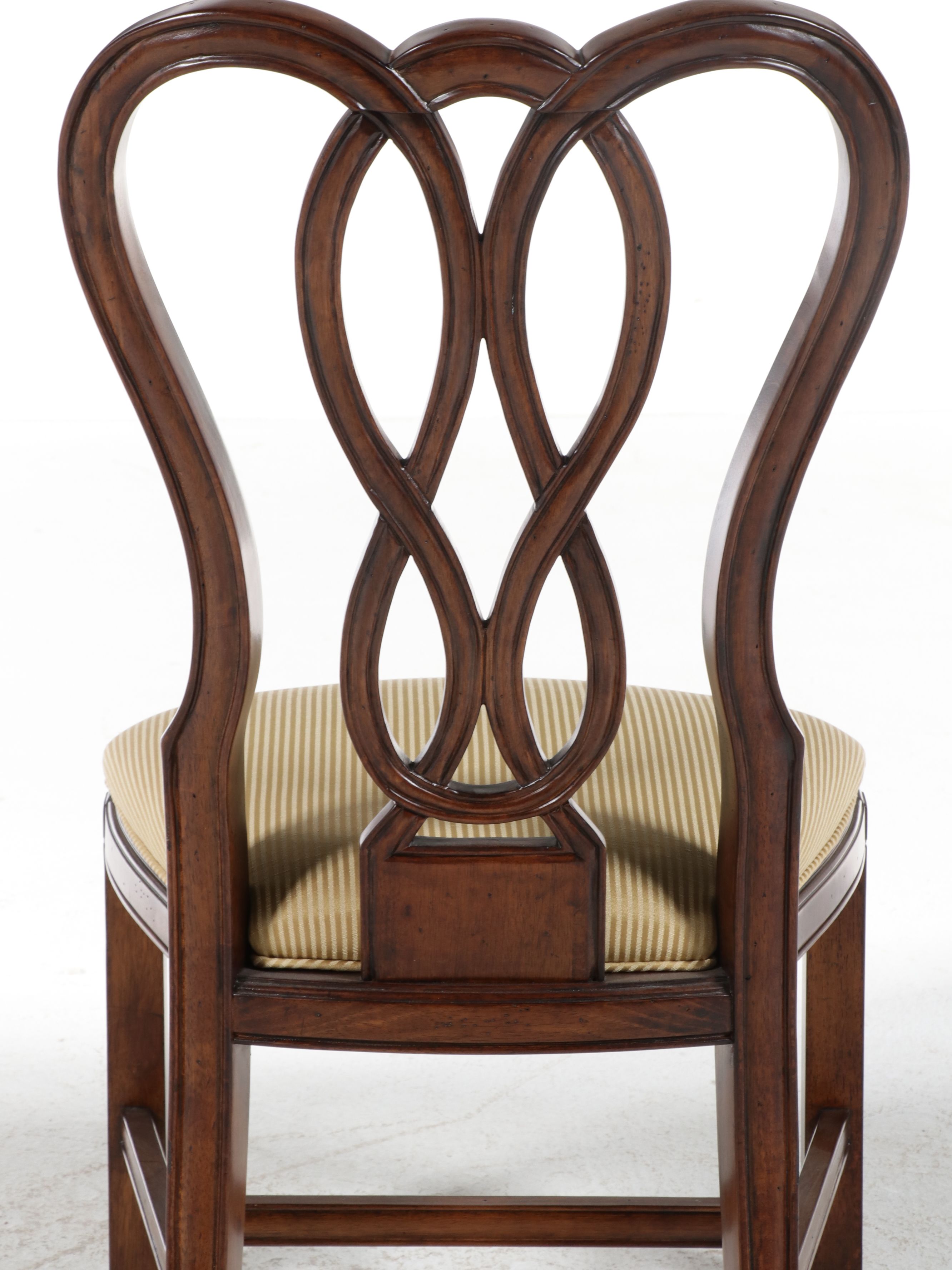 Set of Four Queen Anne Style Walnut Side Chairs