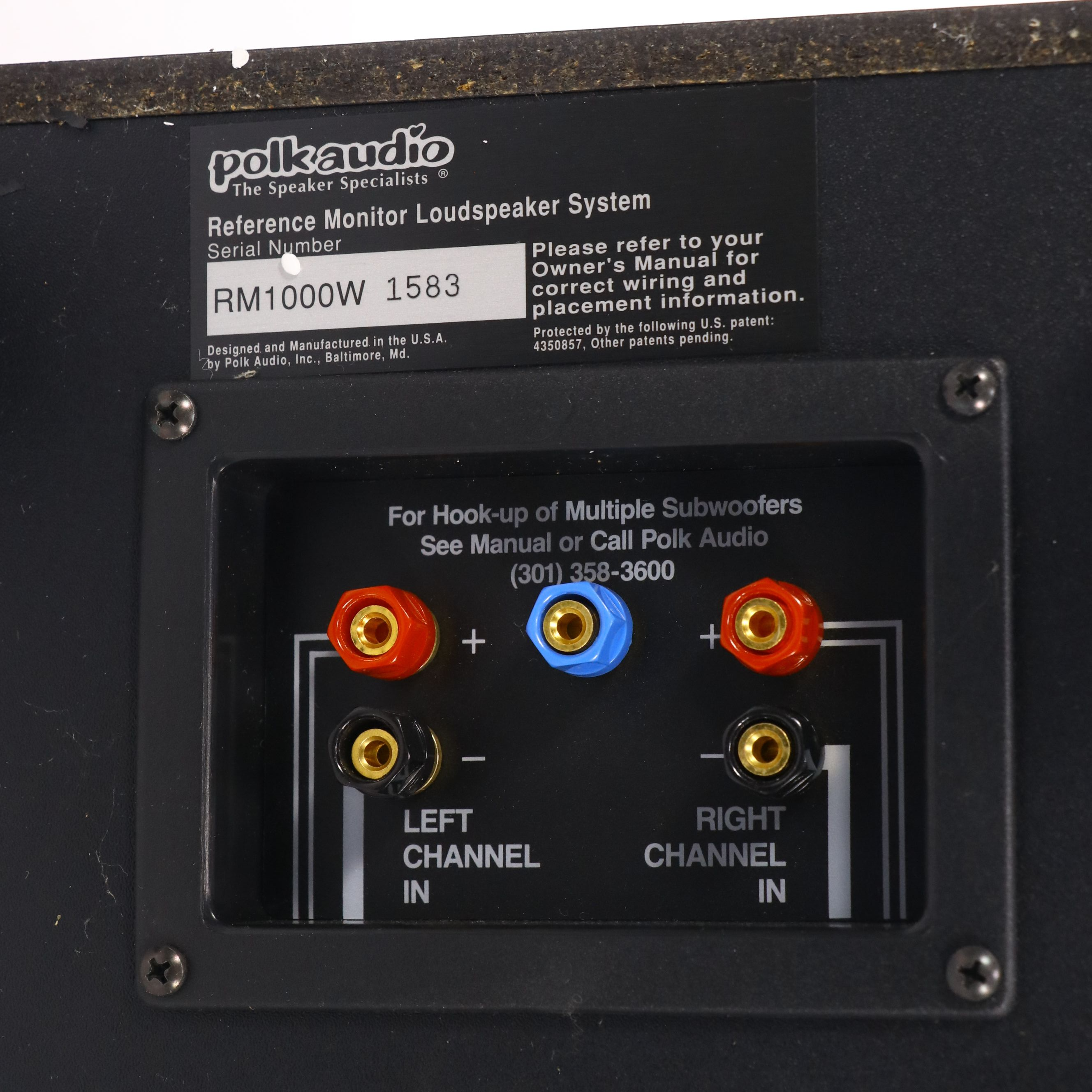 Polk Audio Reference Monitor 3000 Subwoofer with Satellites