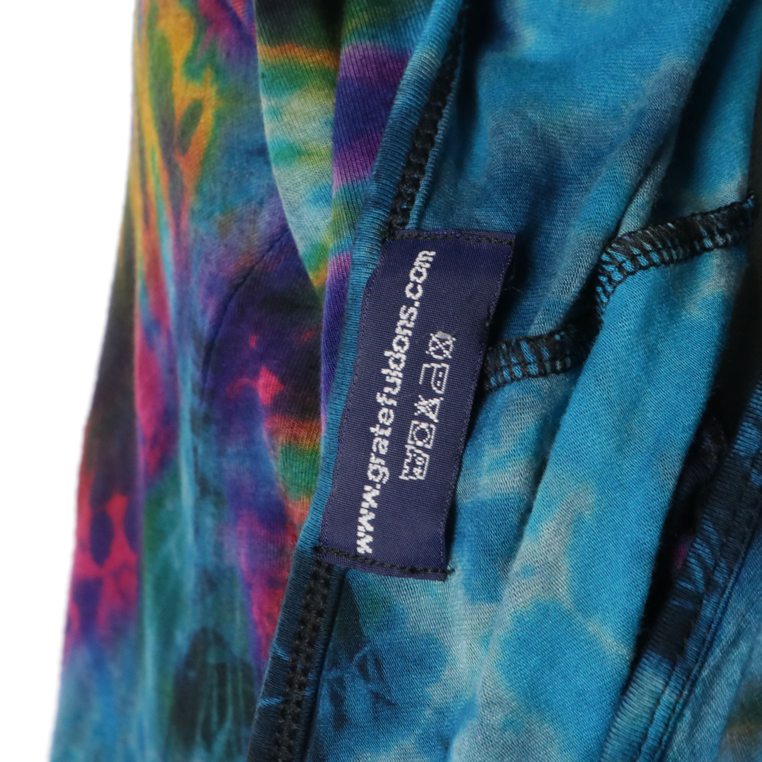 Grateful Dons Sleeveless Asymmetrical Tie-Dye Dress