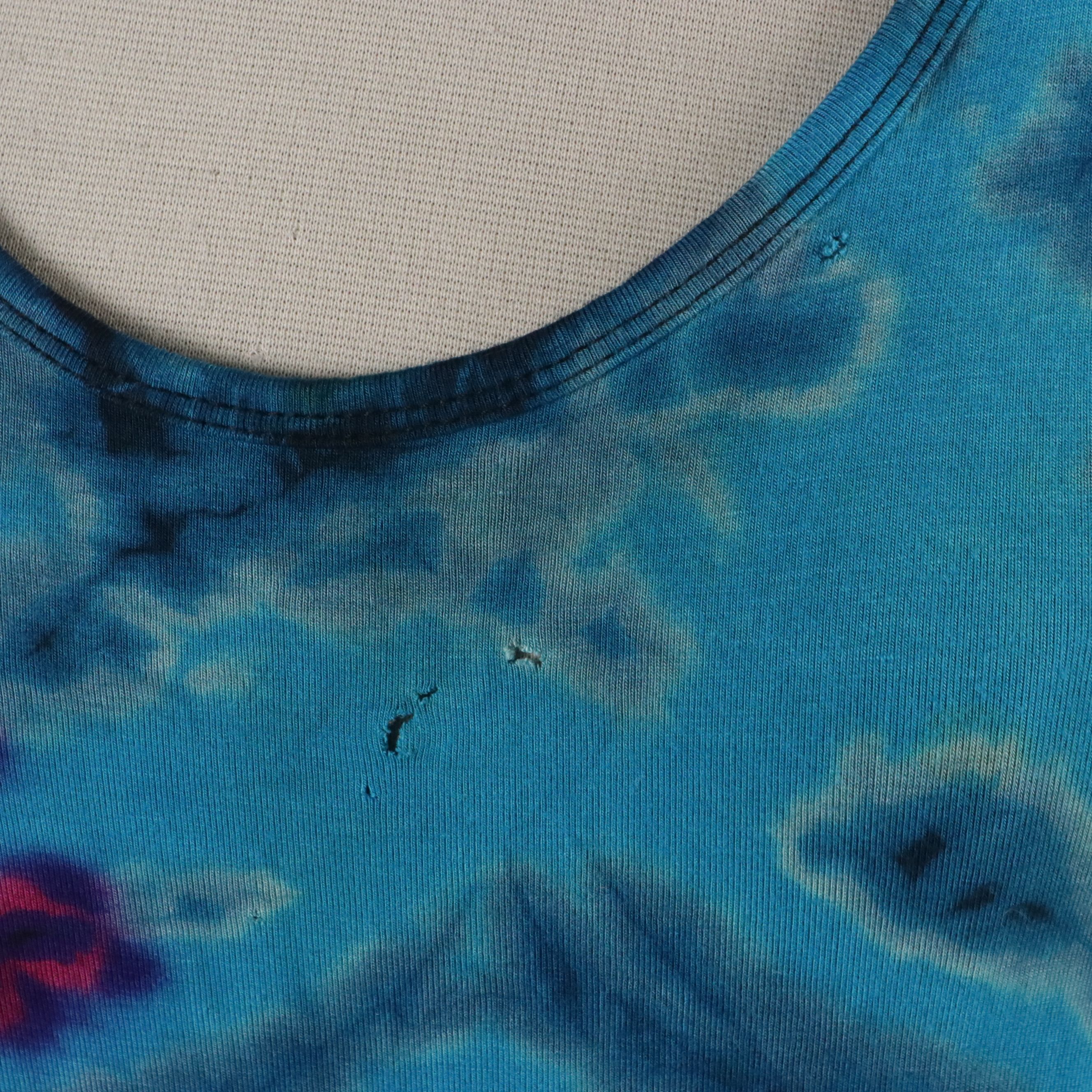 Grateful Dons Sleeveless Asymmetrical Tie-Dye Dress