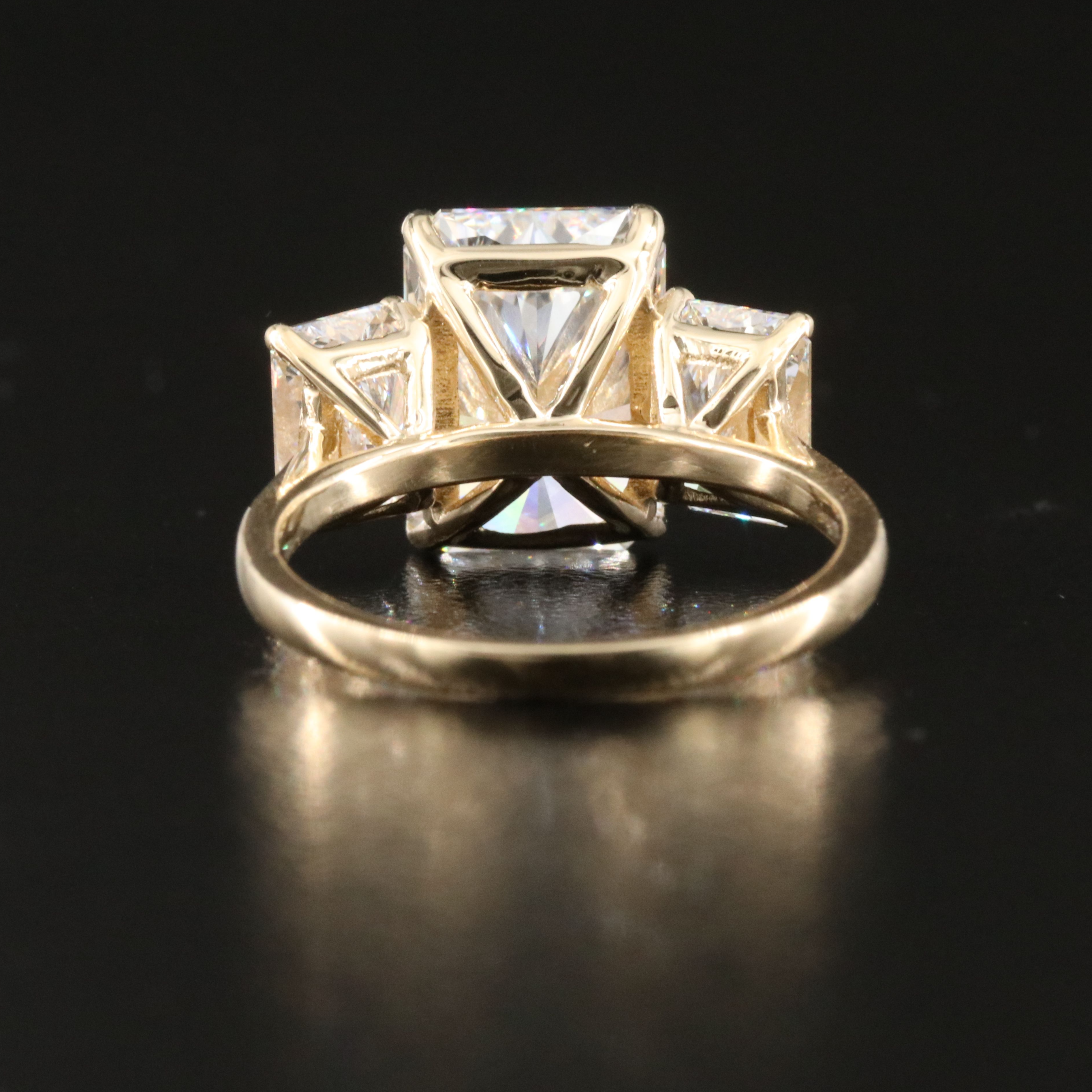 14K 7.20 CTW Lab Grown Diamond Ring with IGI Reports