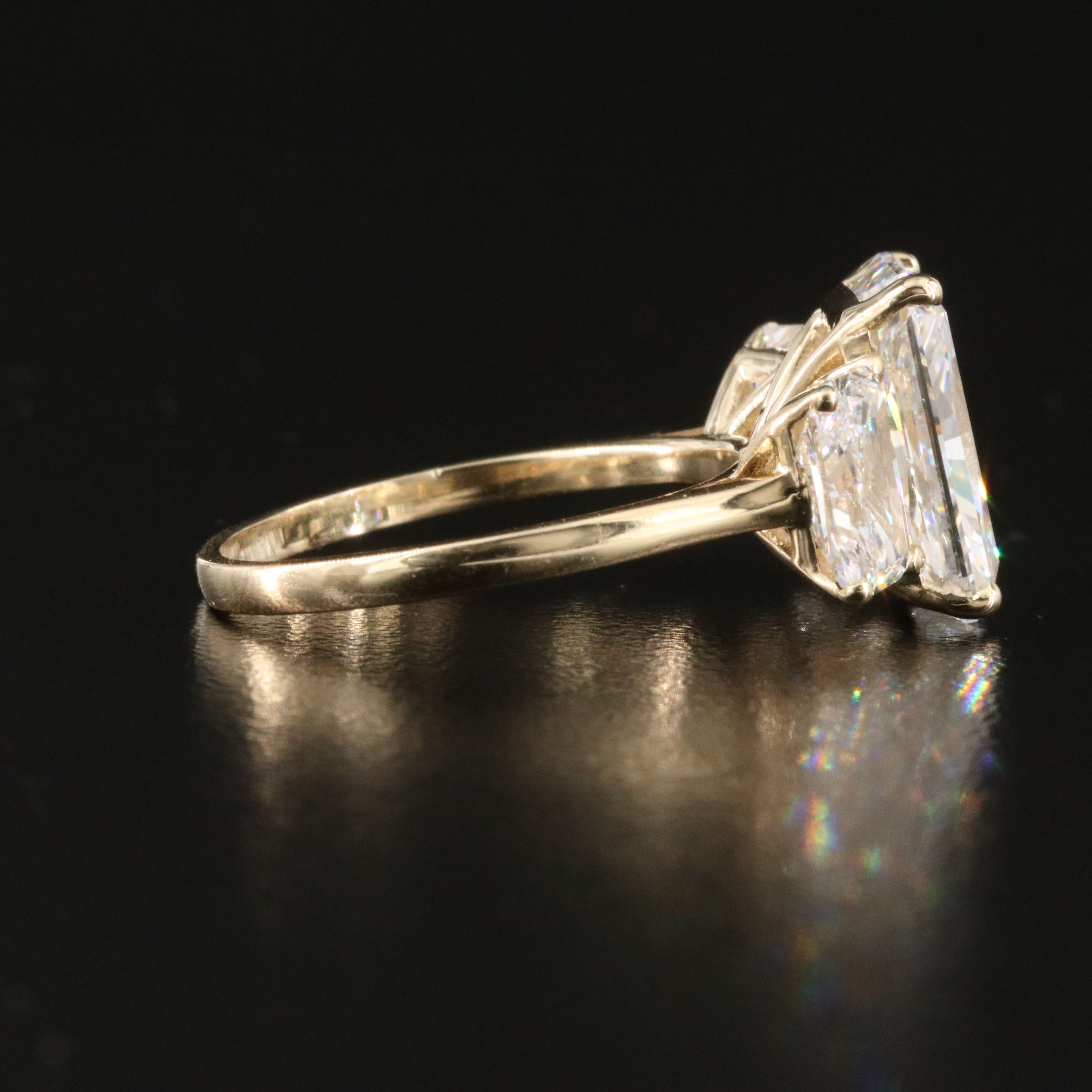 14K 7.20 CTW Lab Grown Diamond Ring with IGI Reports
