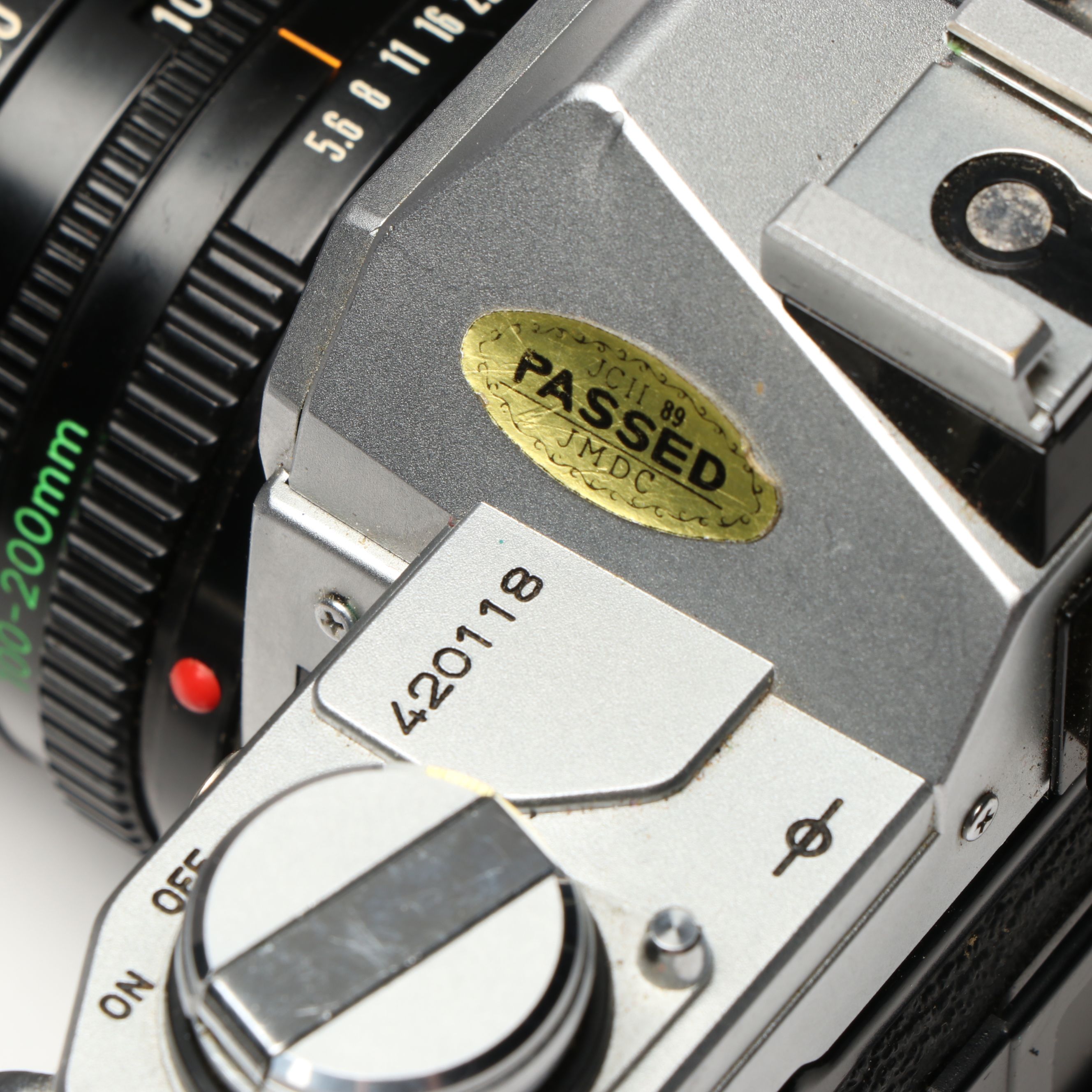 Canon A-1, AT-1 and QL 25mm Film Cameras with Camera Lens