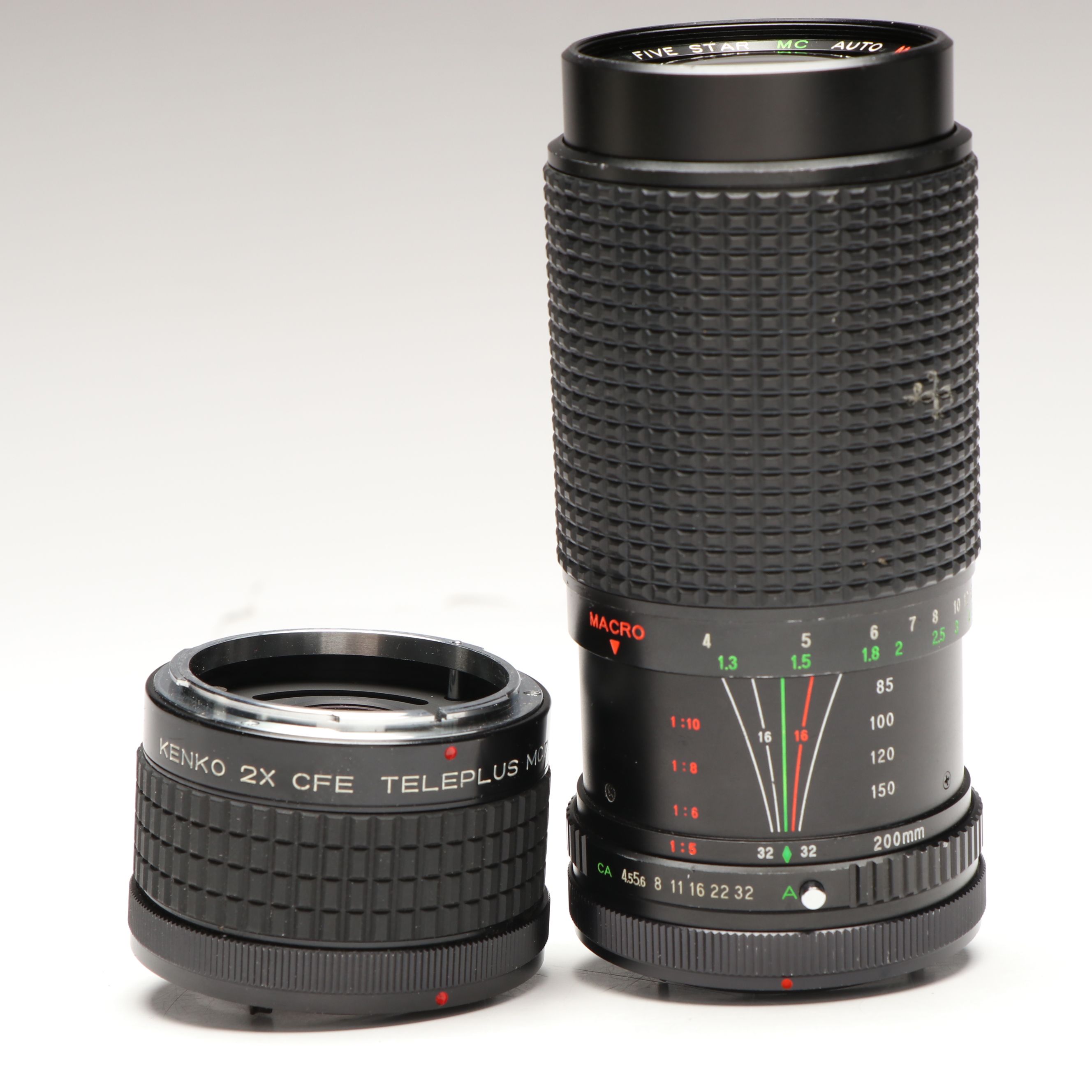 Canon A-1, AT-1 and QL 25mm Film Cameras with Camera Lens