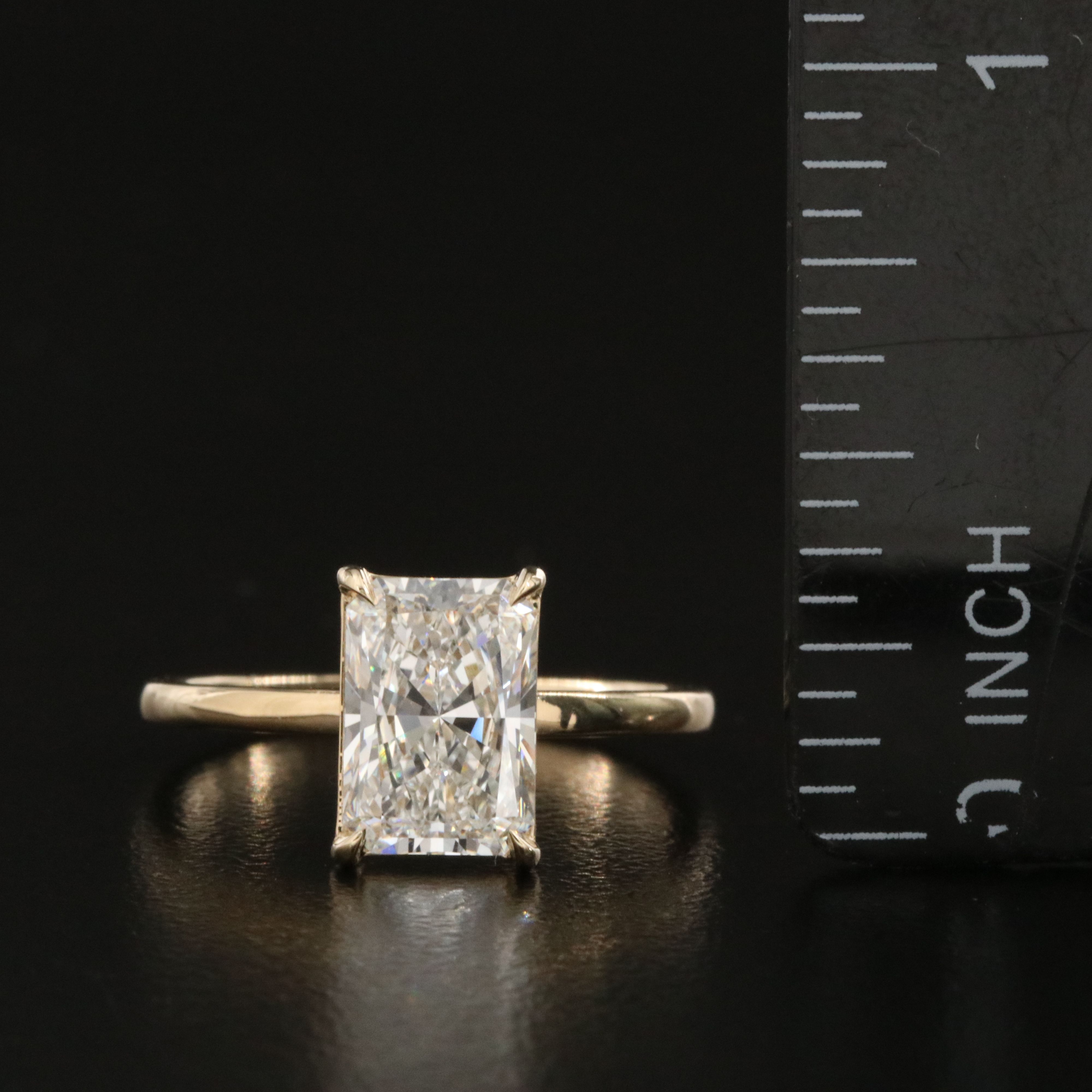 14K 2.04 CT Lab Grown Diamond Ring with IGI Report