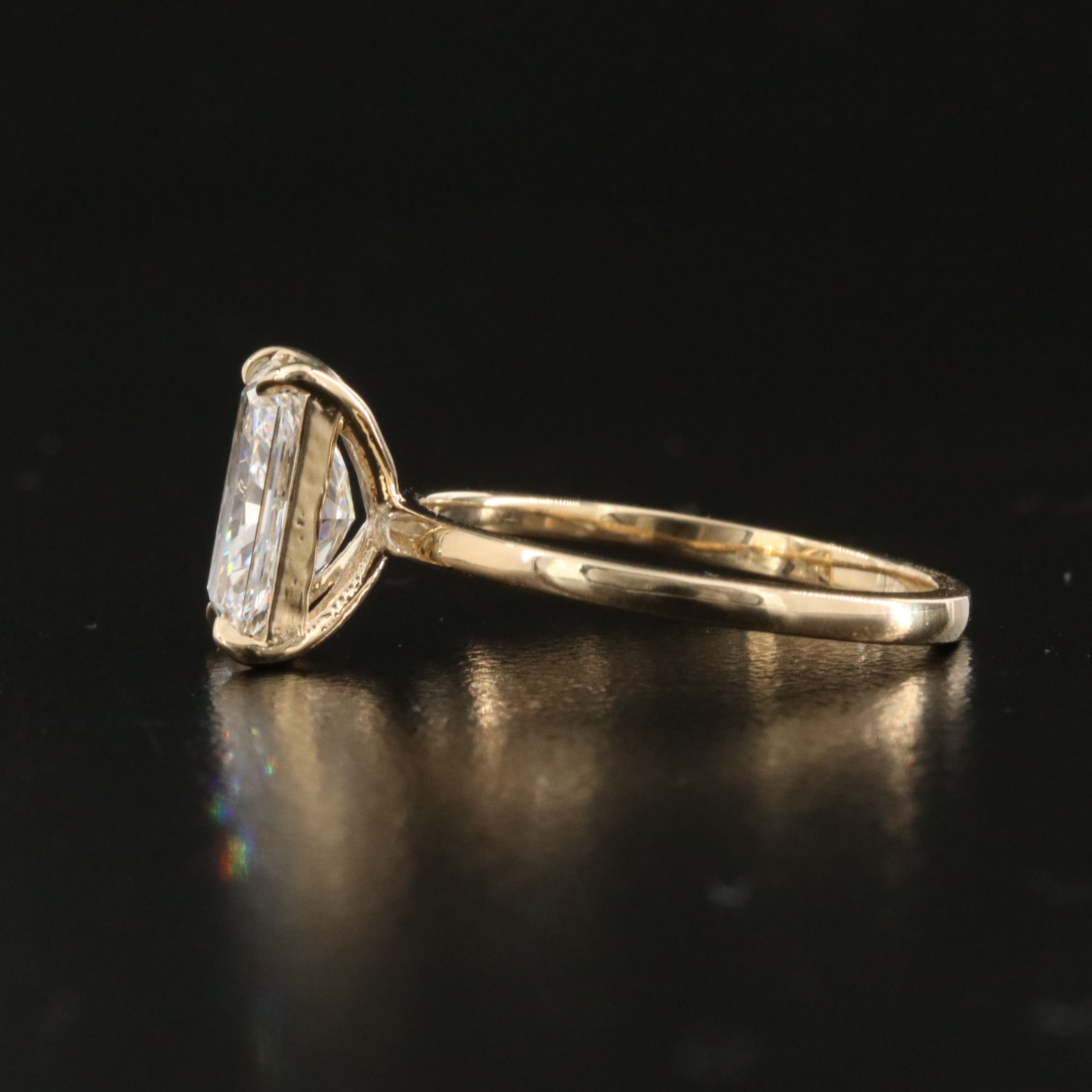 14K 2.04 CT Lab Grown Diamond Ring with IGI Report