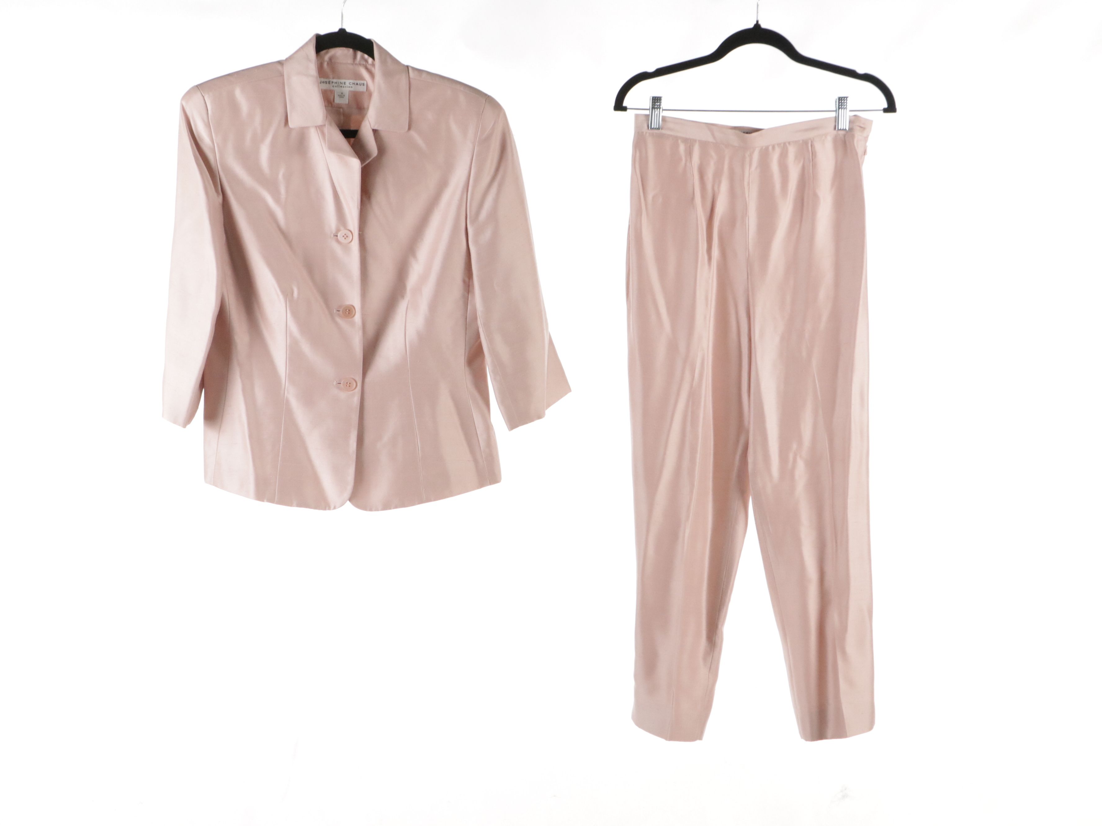 Josephine Chaus Silk Shantung Pant Set with Alexandra Bartlett Cotton Skirts