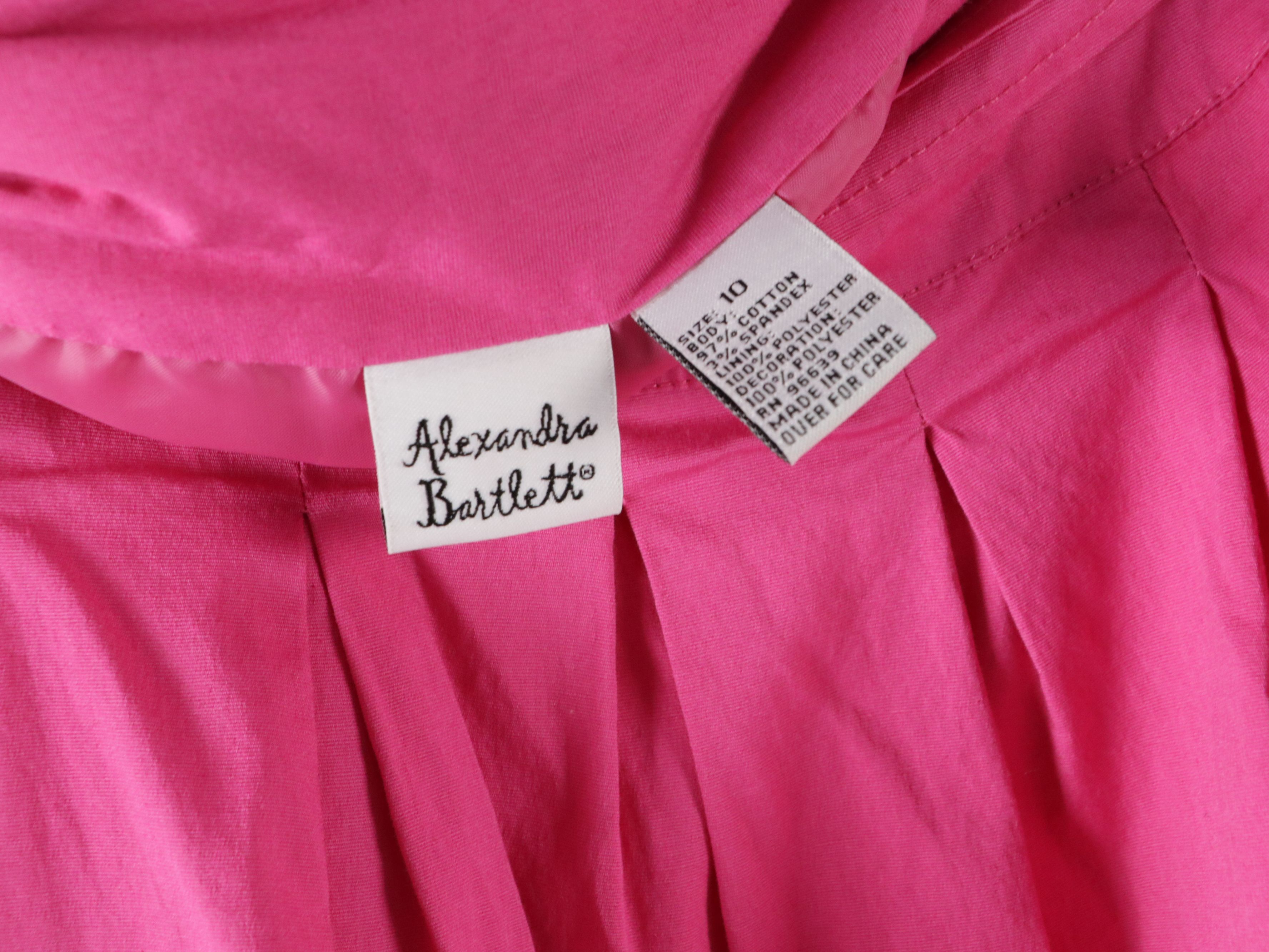 Josephine Chaus Silk Shantung Pant Set with Alexandra Bartlett Cotton Skirts