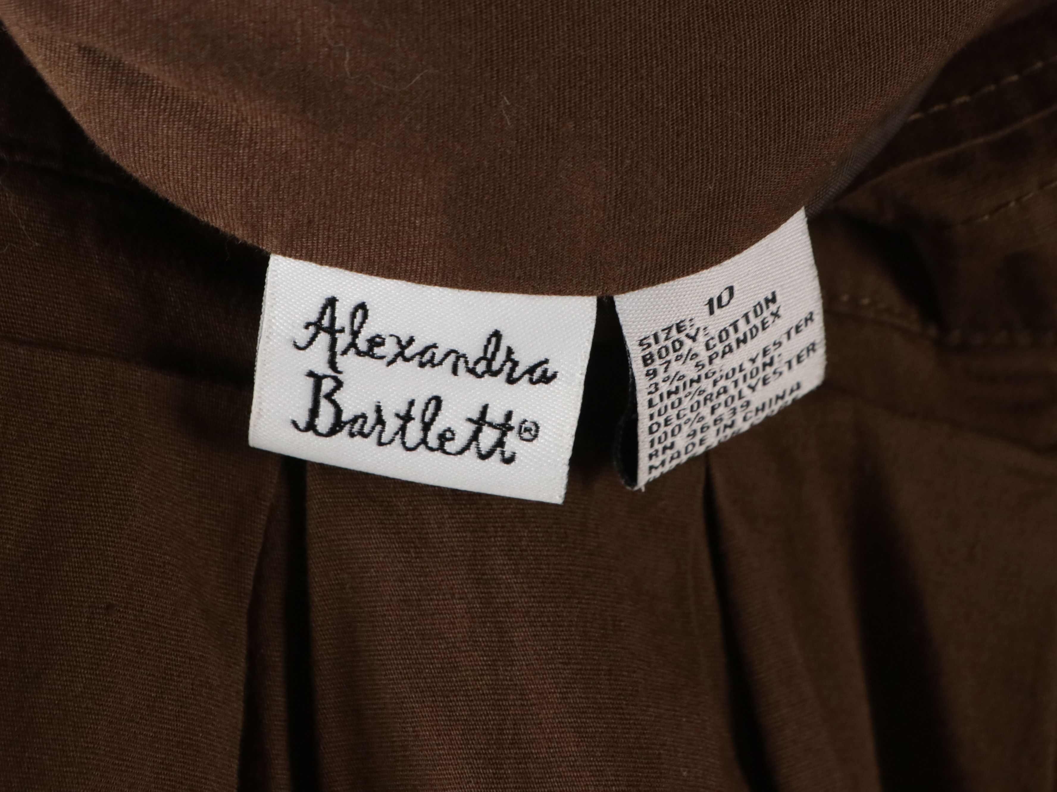 Josephine Chaus Silk Shantung Pant Set with Alexandra Bartlett Cotton Skirts