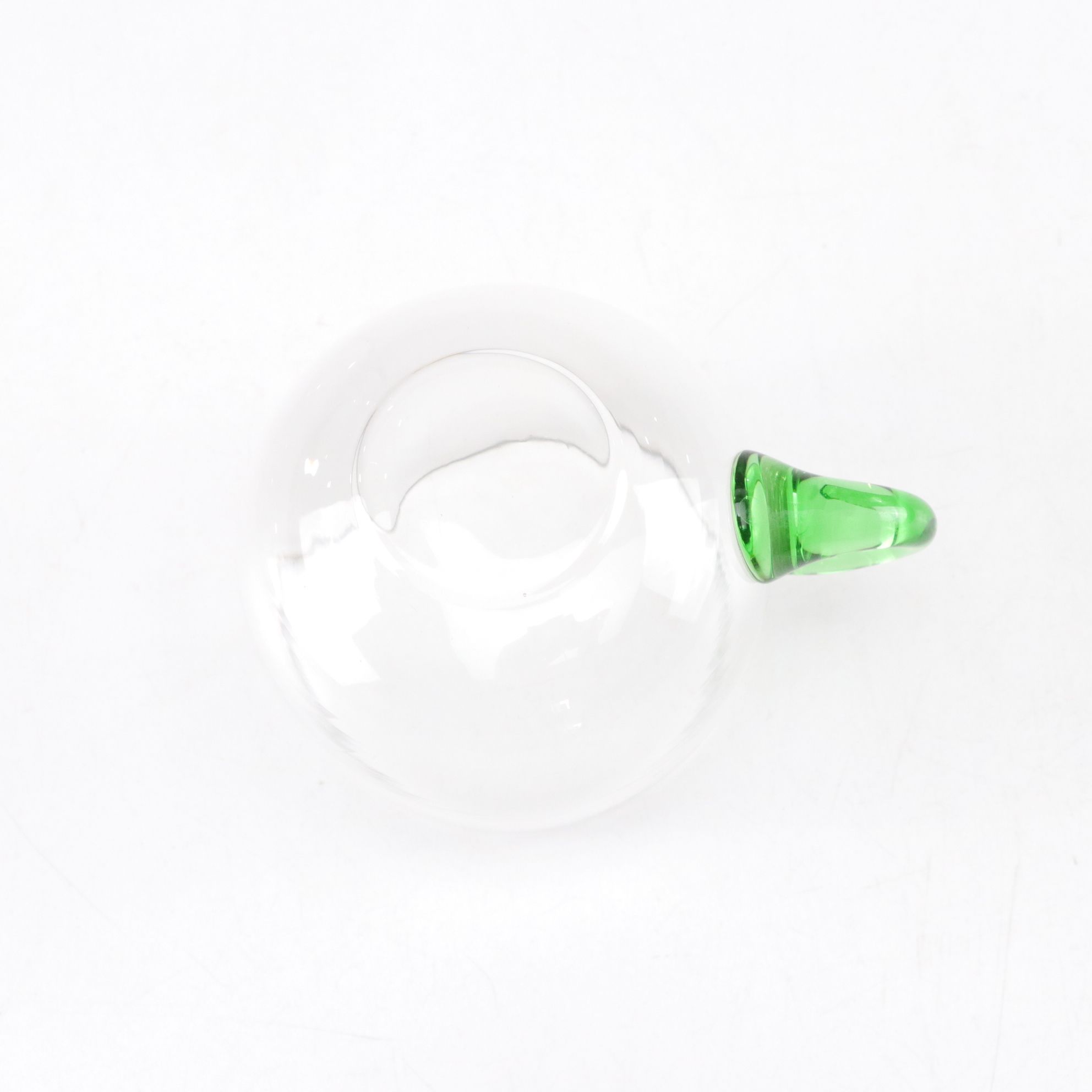 Süssmuth Blown Glass Punch Bowl Set with Cups and Ladle, Mid-20th Century