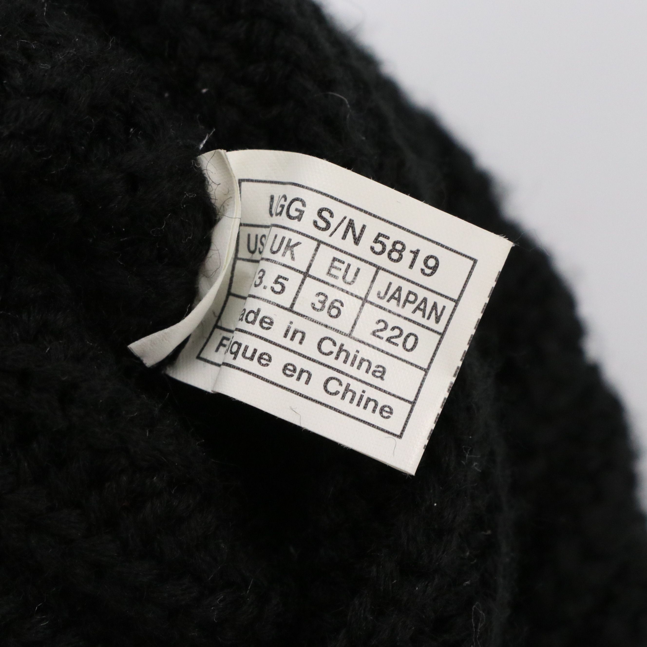 UGG Black Classic Cardy Boots in Box and I Heart UGG Leopard Bow Boots