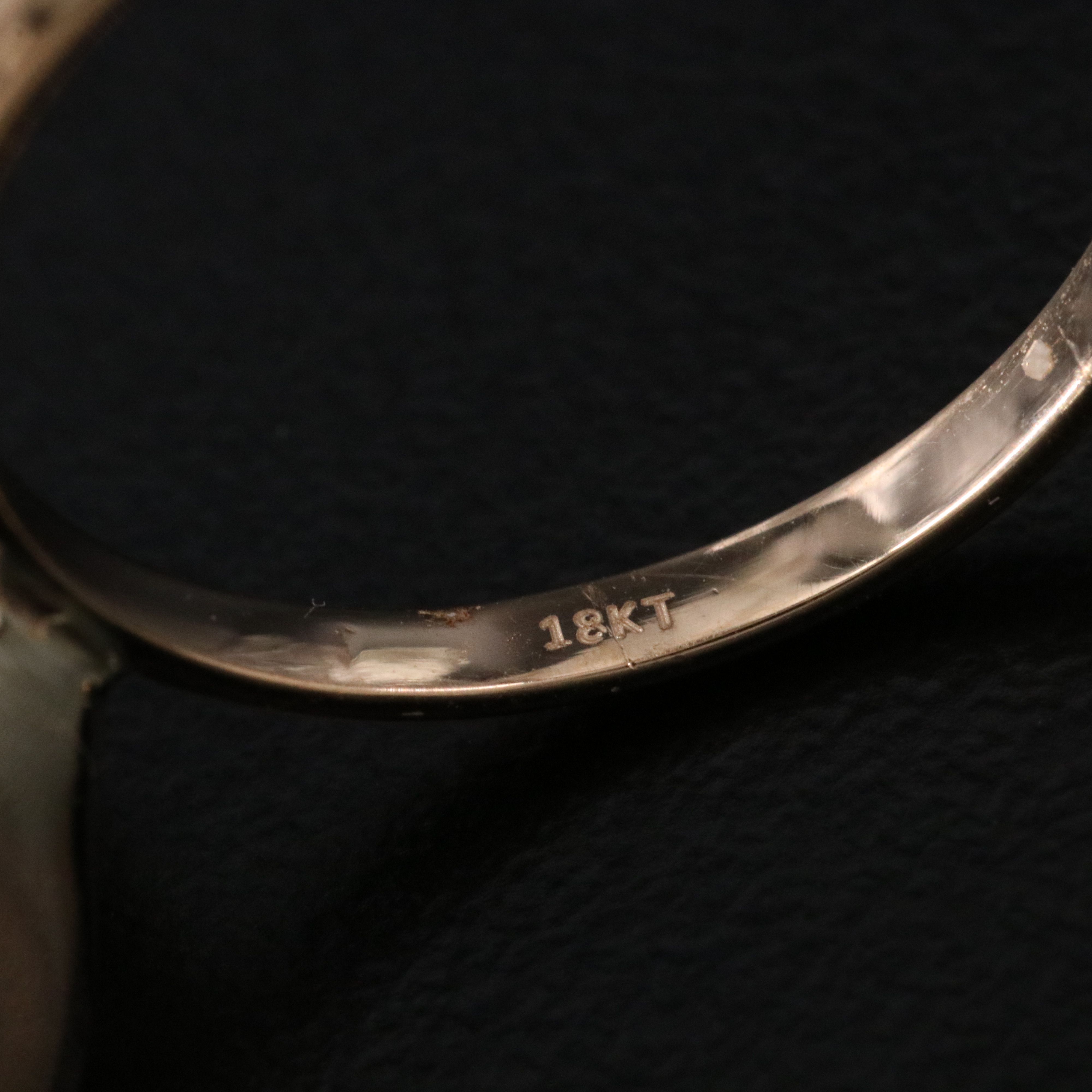 18K 4.95 CT Lab Grown Diamond Solitaire Ring with IGI Report